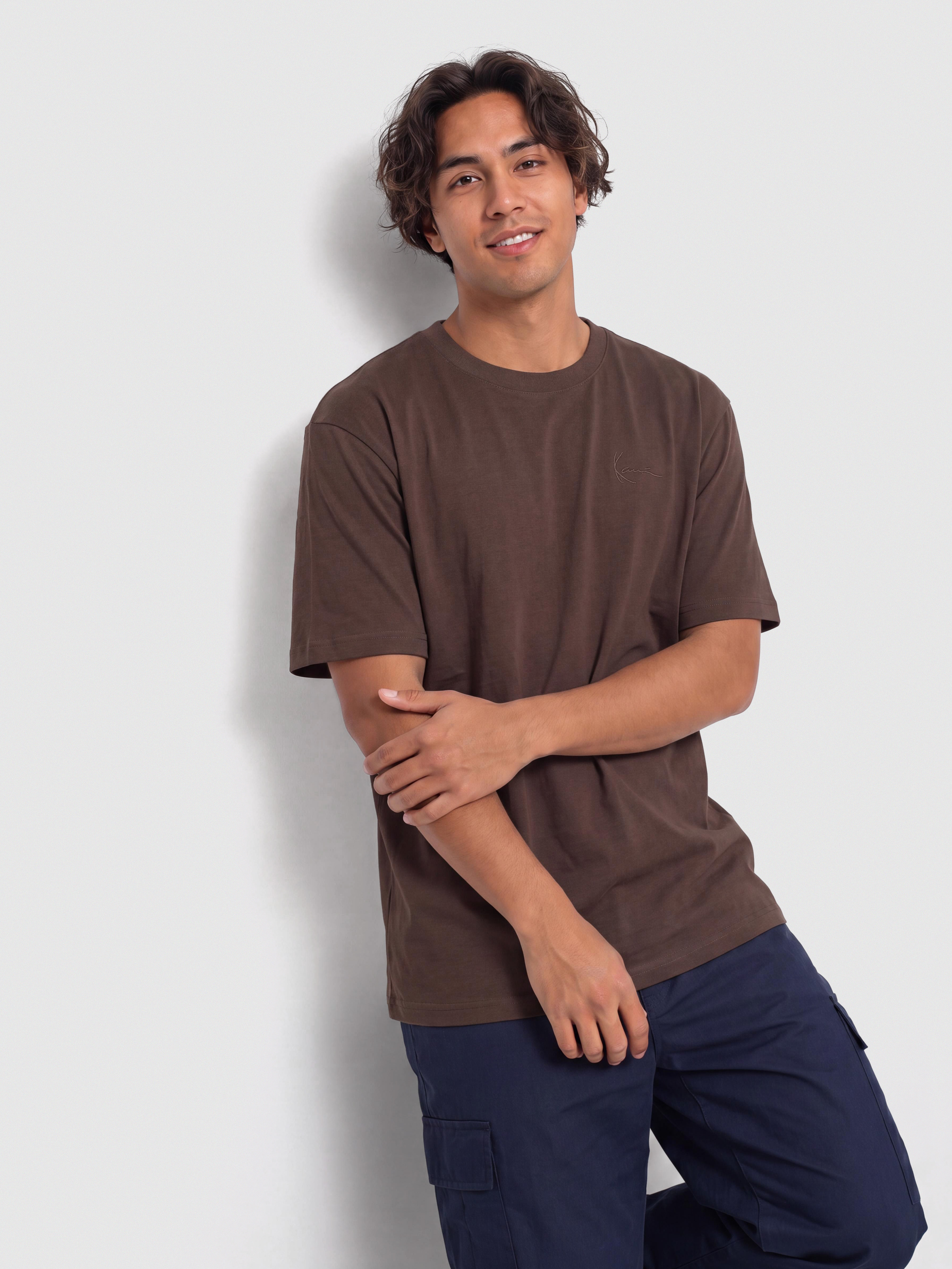 Triu010dko Karl Kani Slogan Boxy (brown)