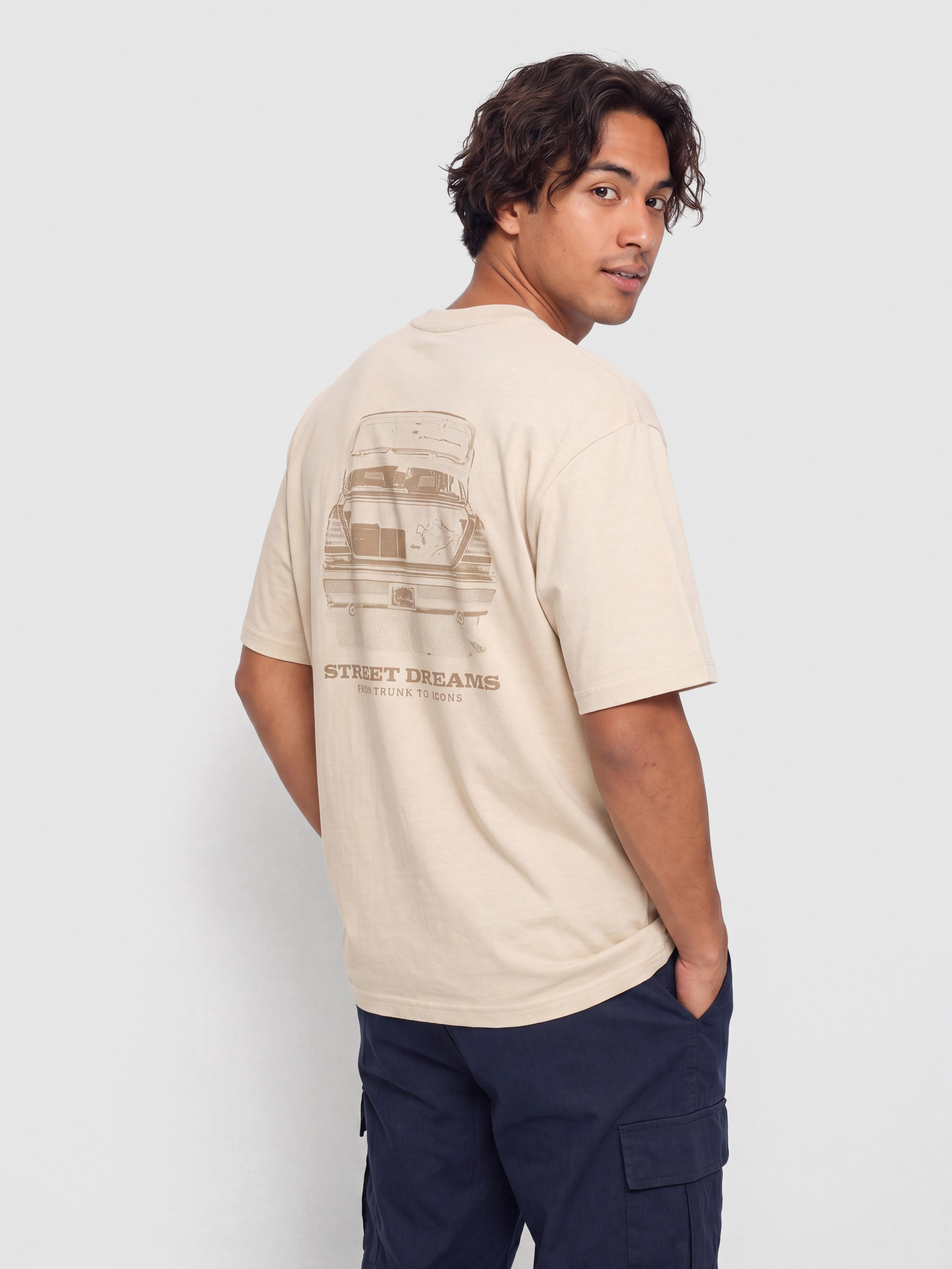Triu010dko Karl Kani Slogan Boxy (beige)