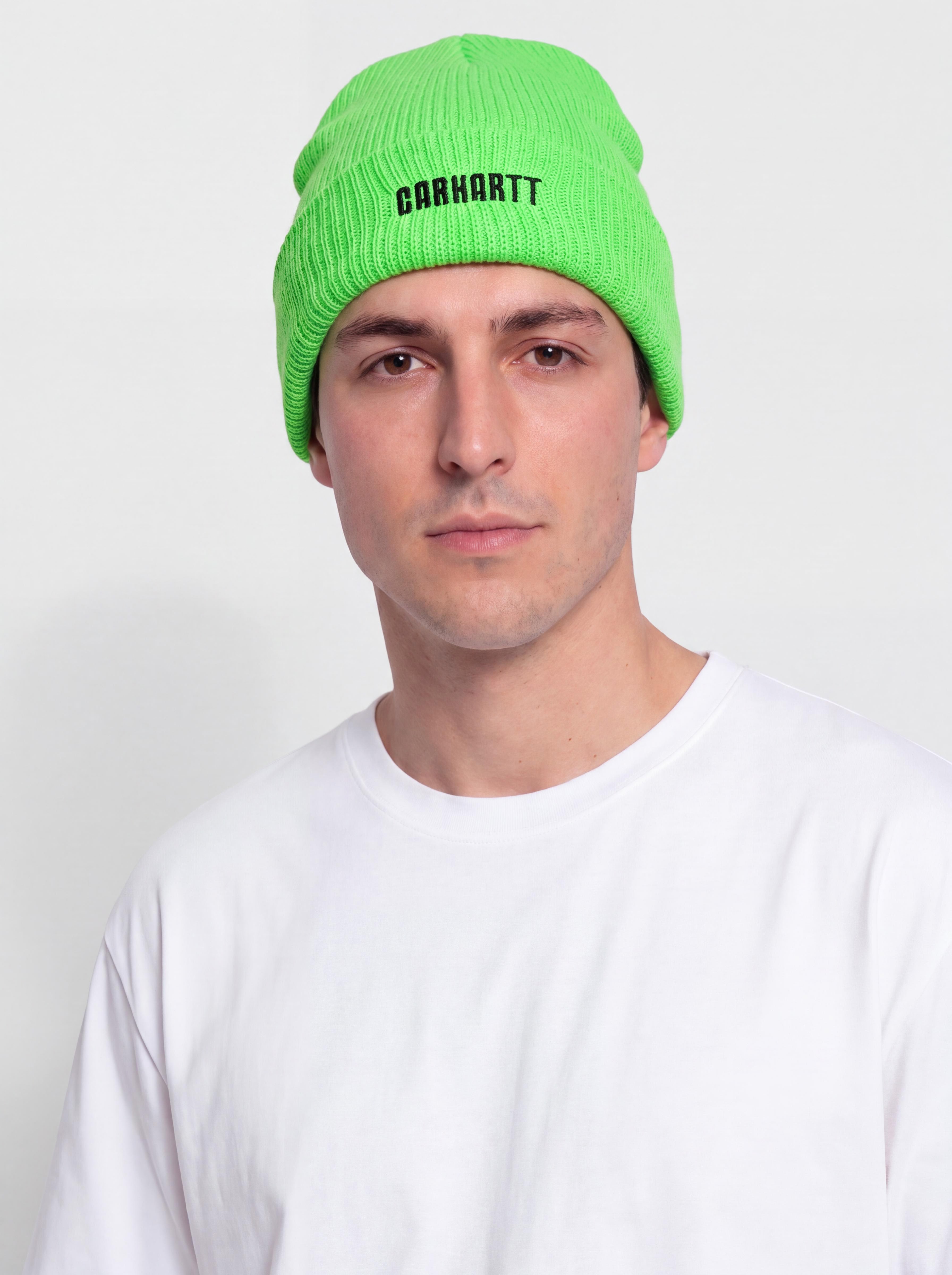 Čiapka Carhartt WIP Industry (lumo green/black)