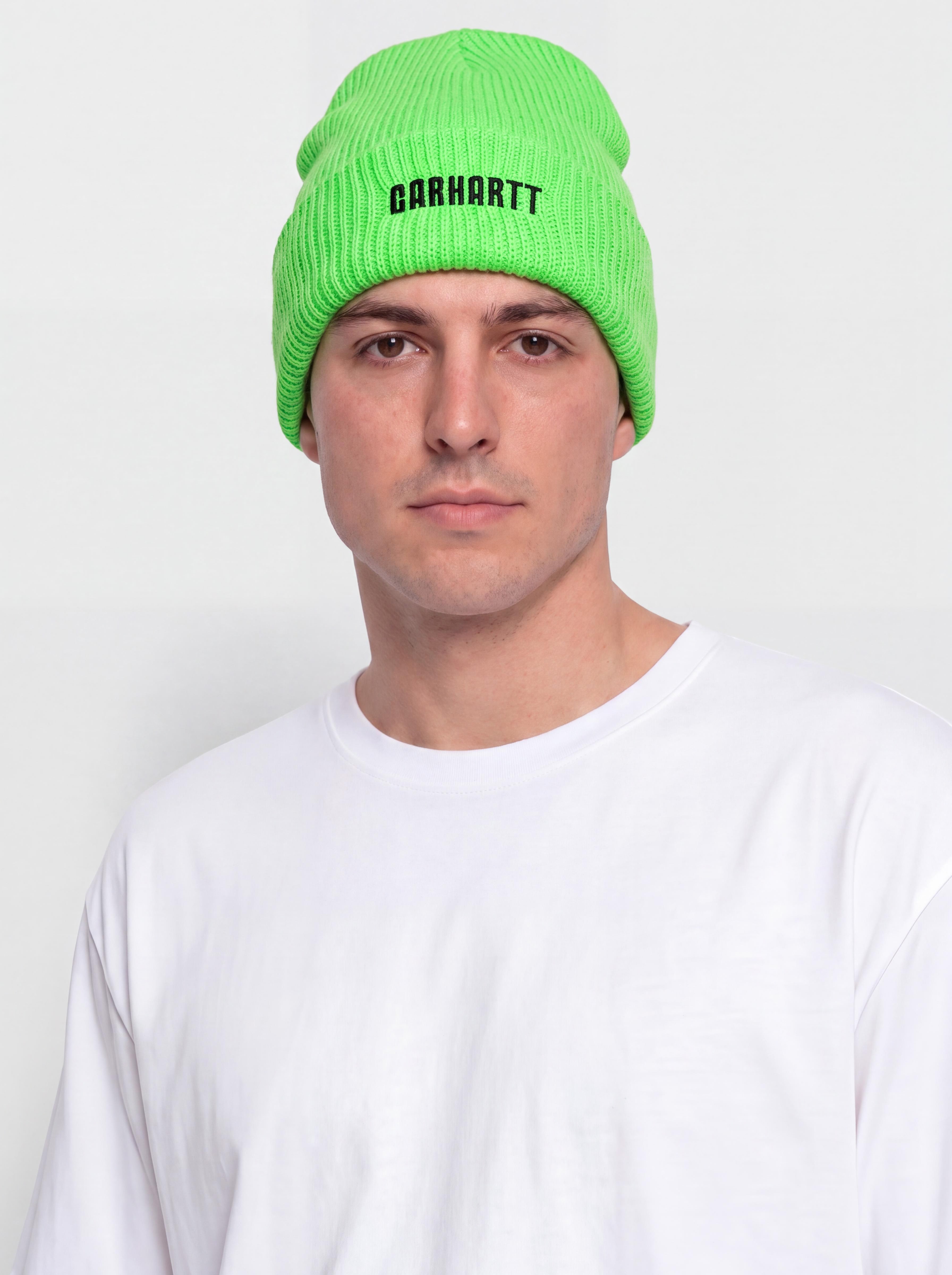 Čiapka Carhartt WIP Industry (lumo green/black)