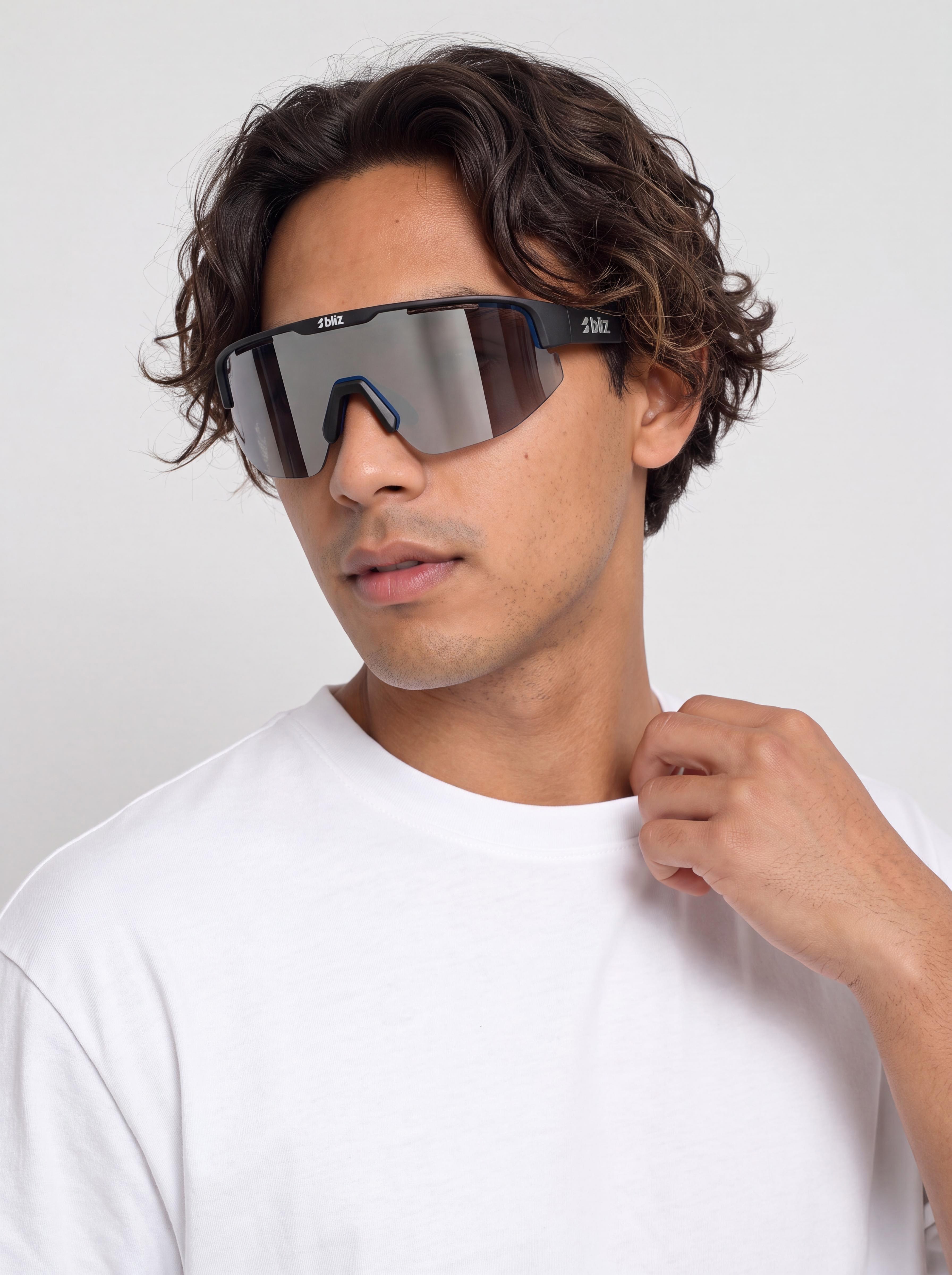 Slnečné okuliare Bliz Matrix (matt black/nano optics photochromic brown w blue multi)