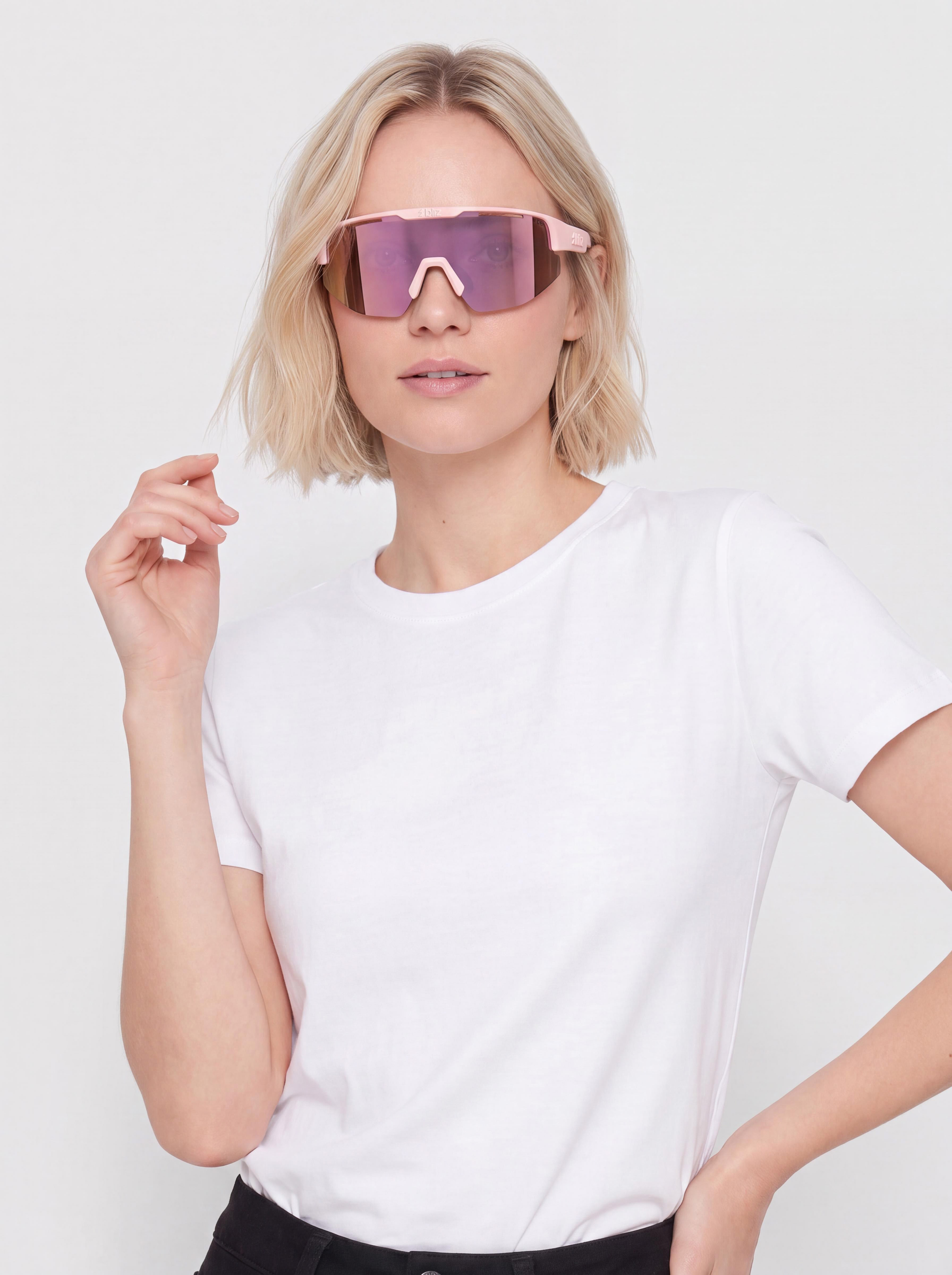 Slneu010dnu00e9 okuliare Bliz Matrix Small (matt powder pink/brown w rosu00e9 multi)
