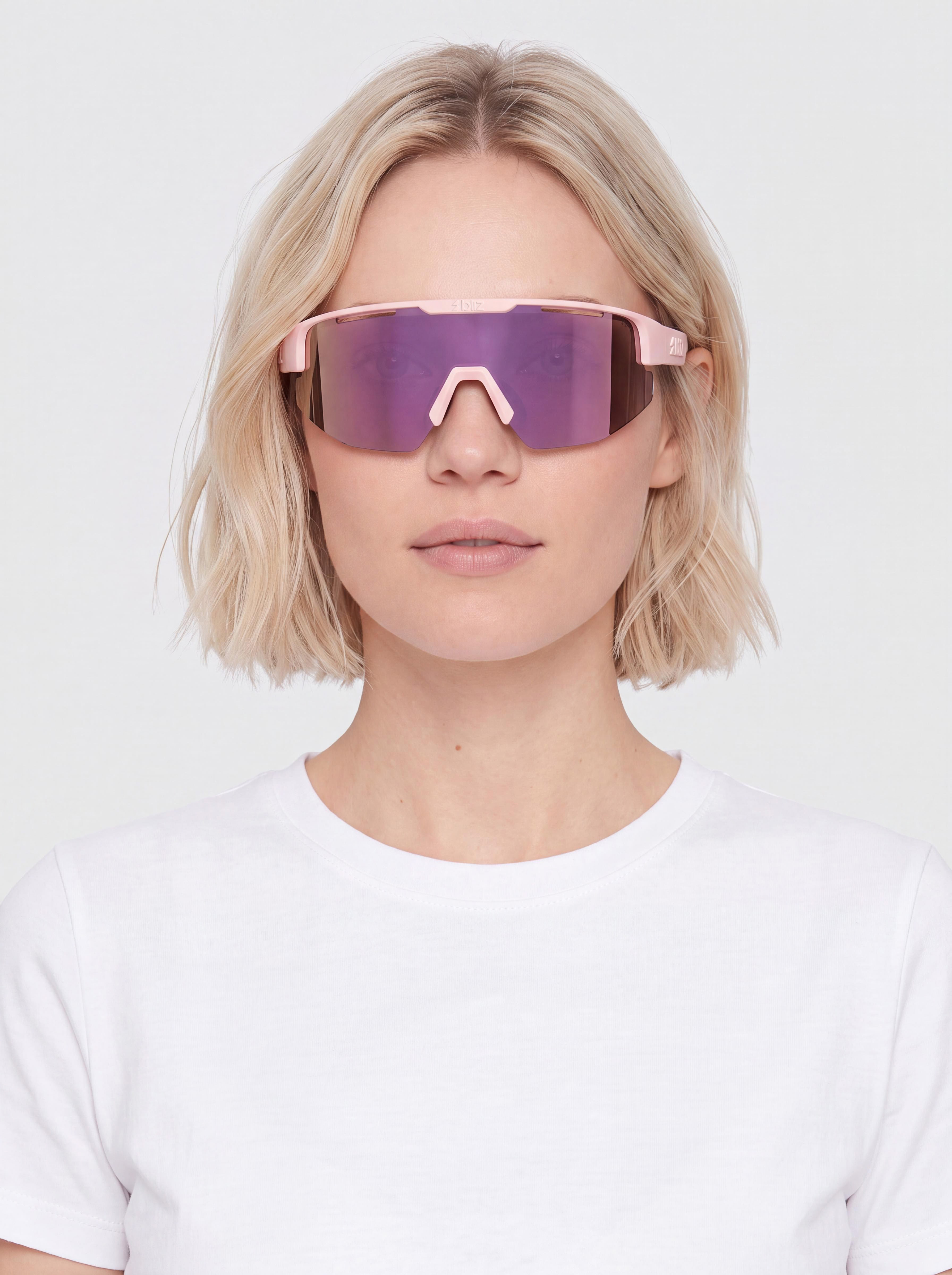 Slnečné okuliare Bliz Matrix Small (matt powder pink/brown w rosé multi)