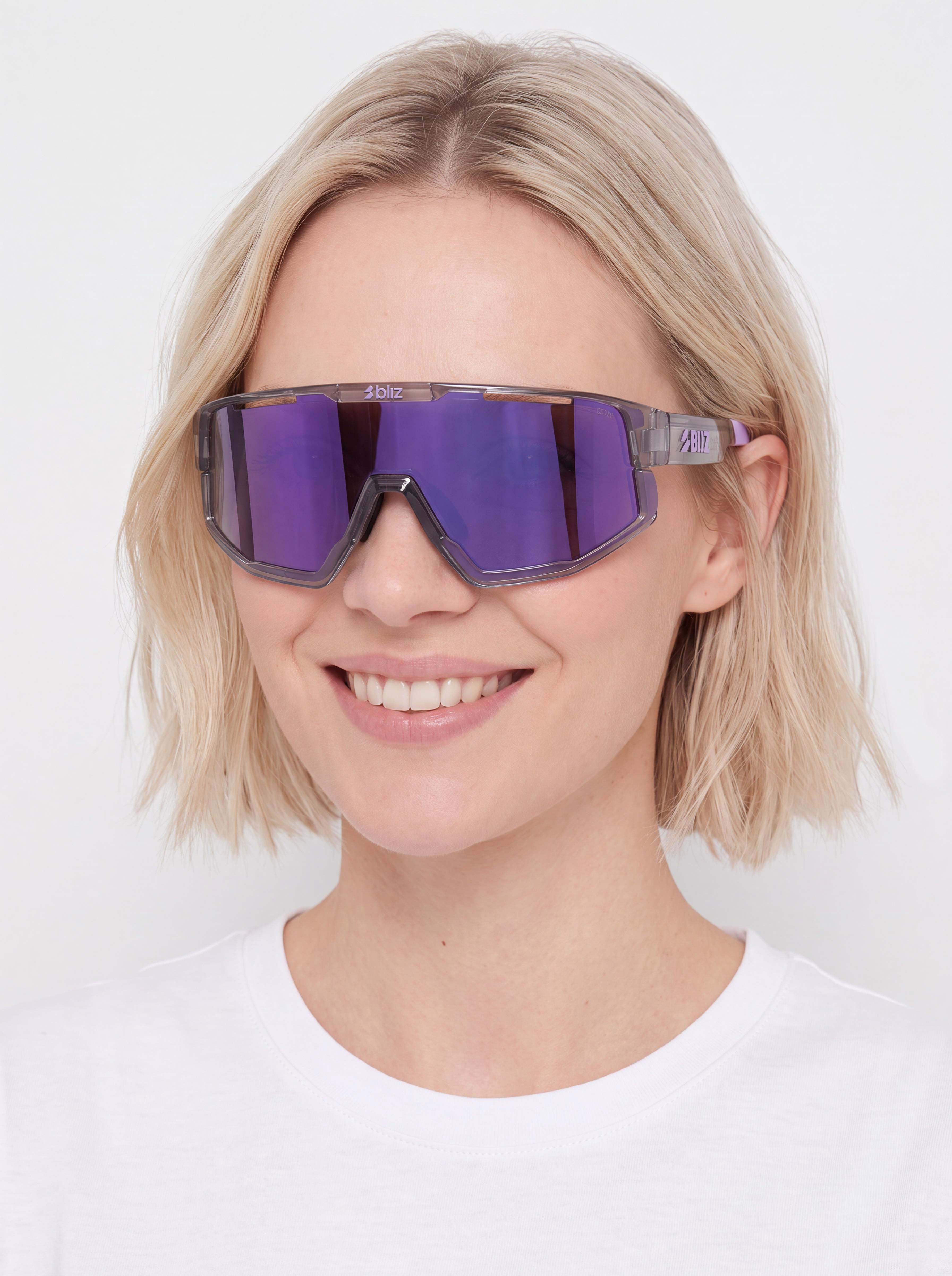 Slnečné okuliare Bliz Fusion Small (crystal black/grey w putple multi)