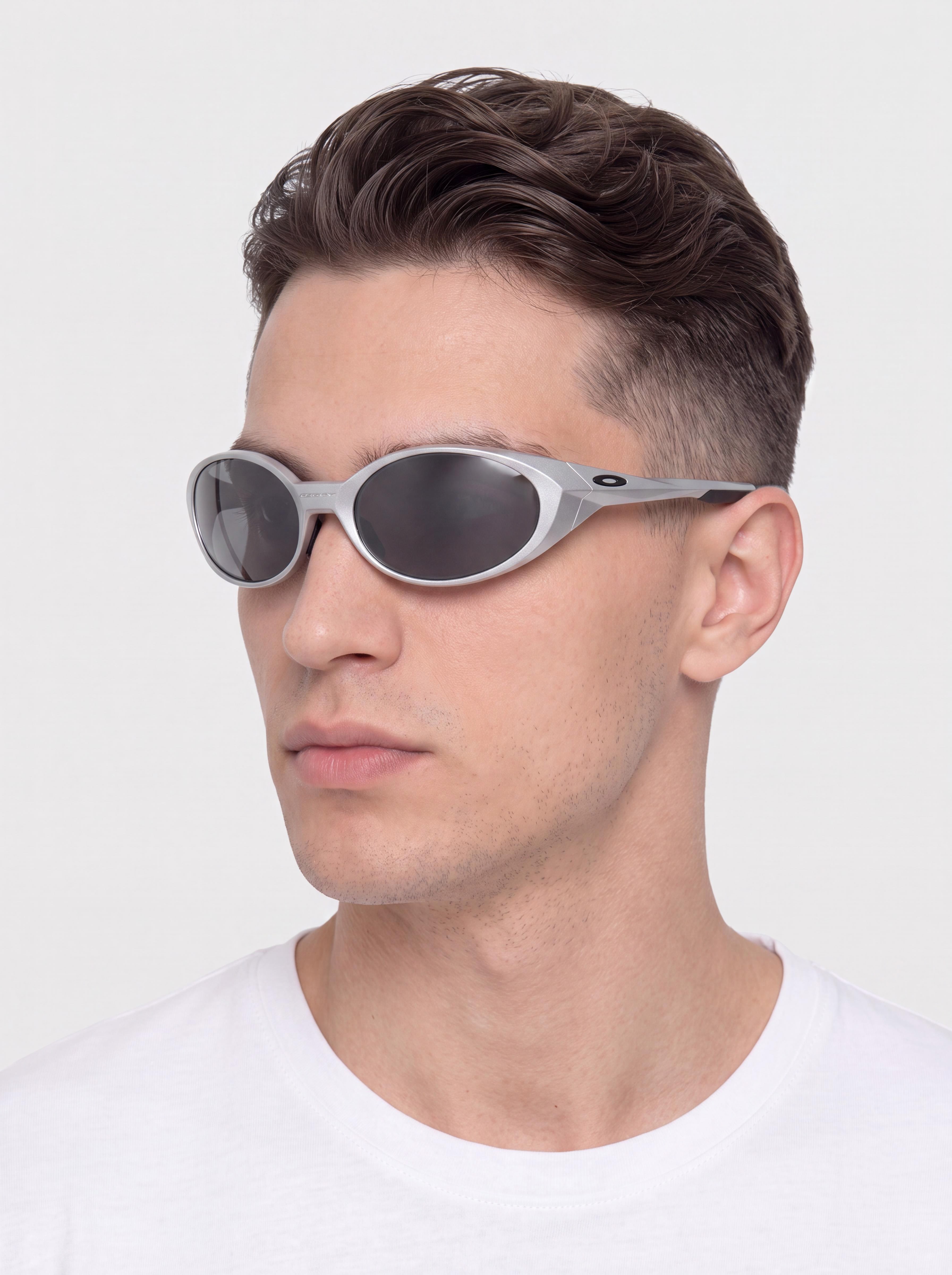 Slneu010dnu00e9 okuliare Oakley Eye Jacket Redux (prizm black polarized lenses/silver frame)