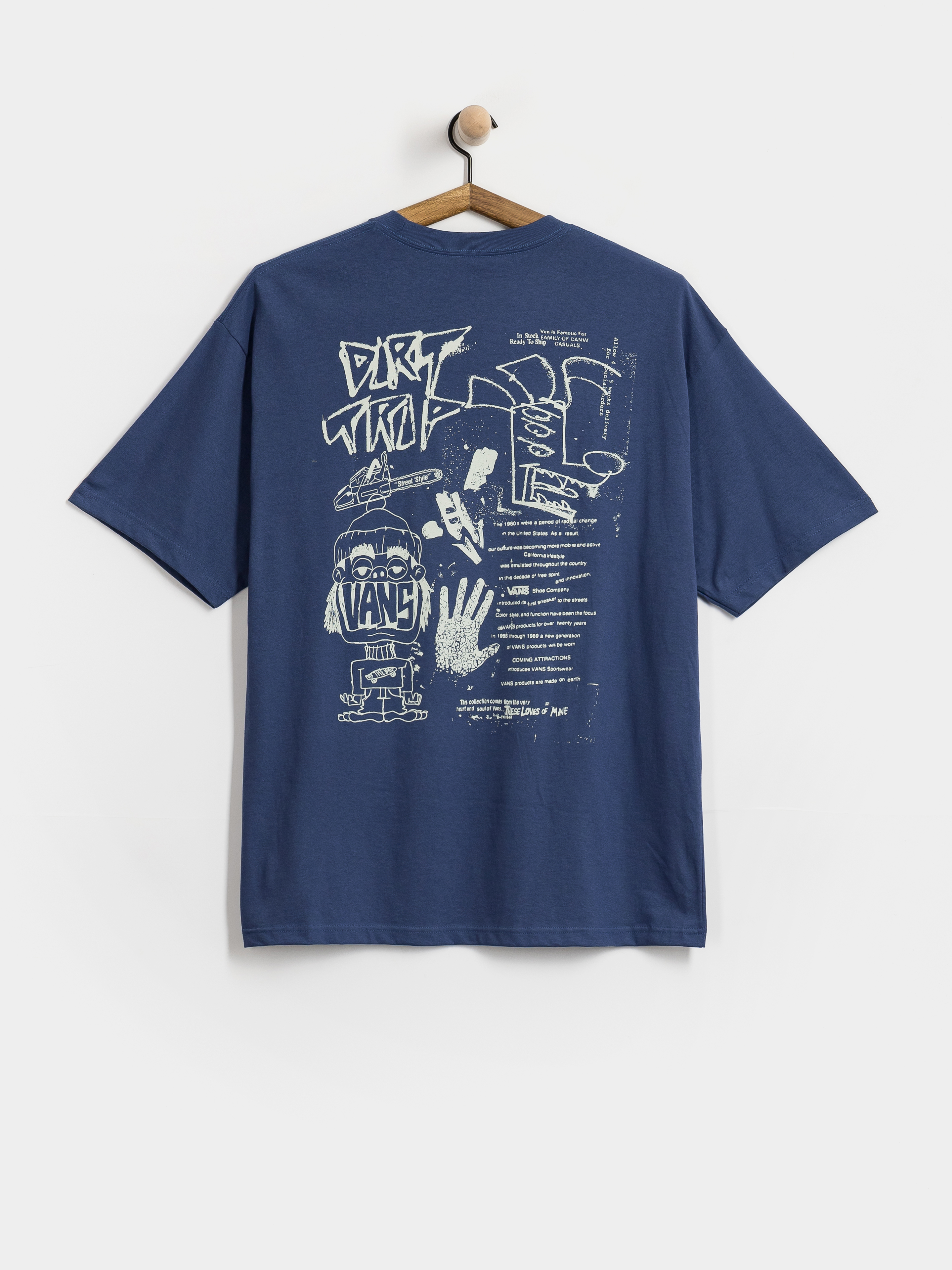 Tričko Vans Dirt Trip (true navy)