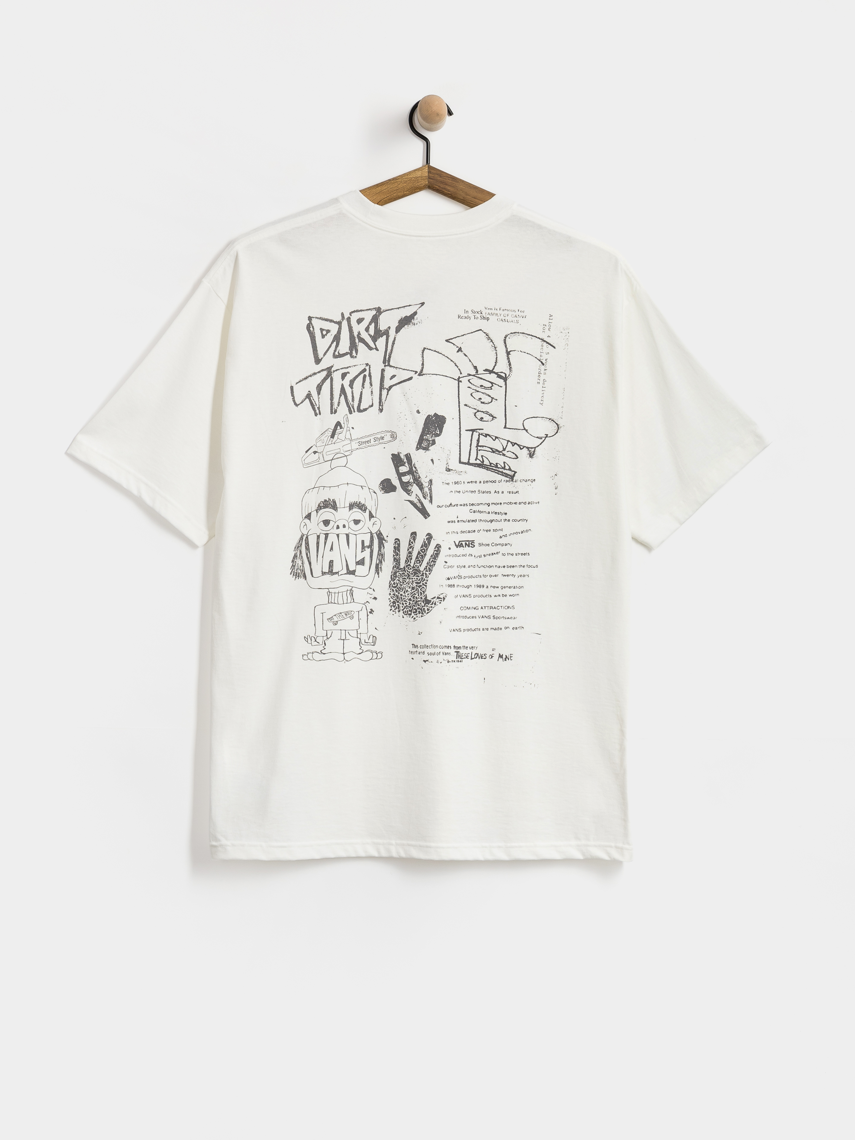 Tričko Vans Dirt Trip (white)