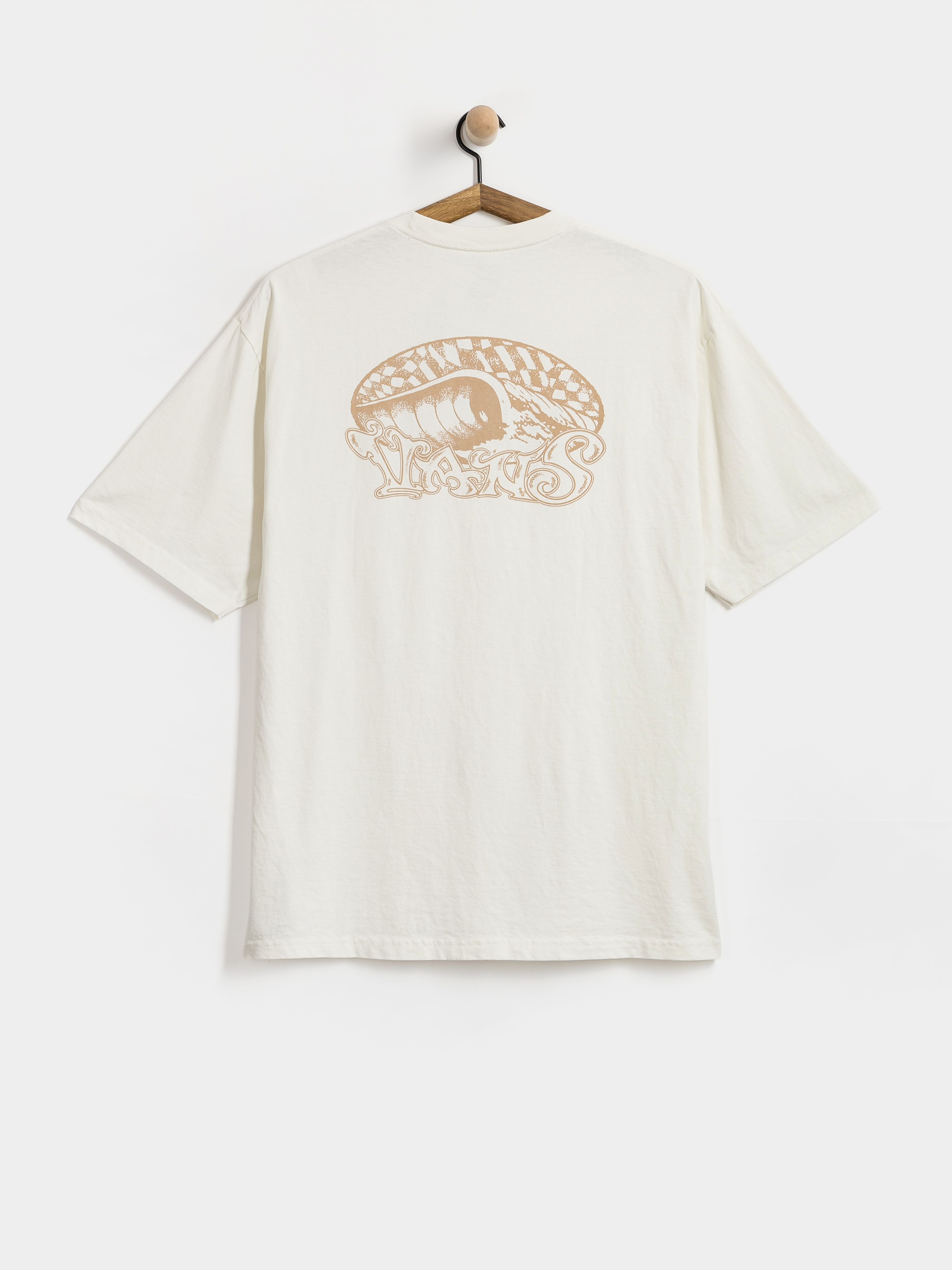 Tričko Vans Check Overhead (marshmallow)