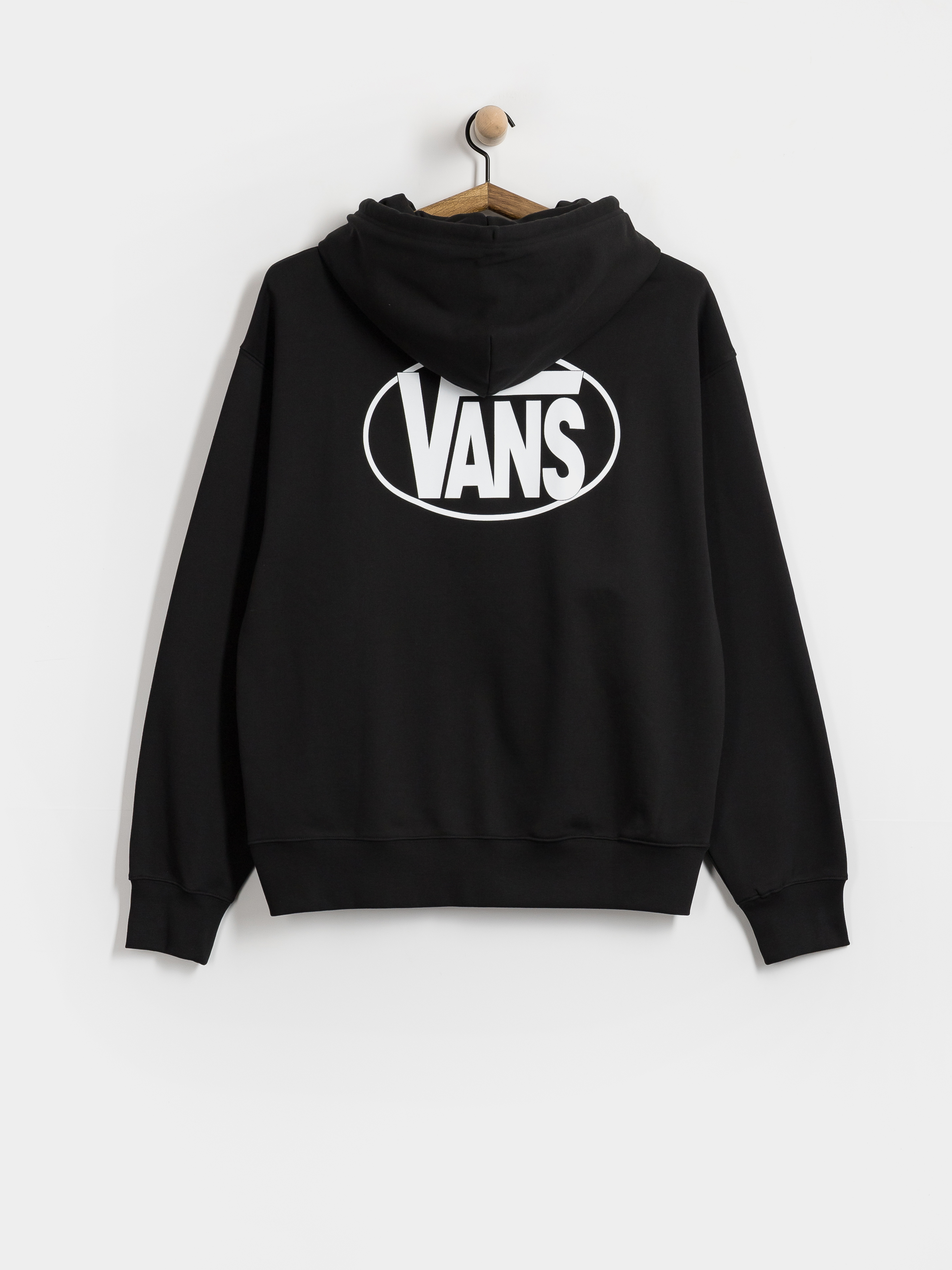 Mikina s kapucu0148ou Vans Oval Logo HD (black)