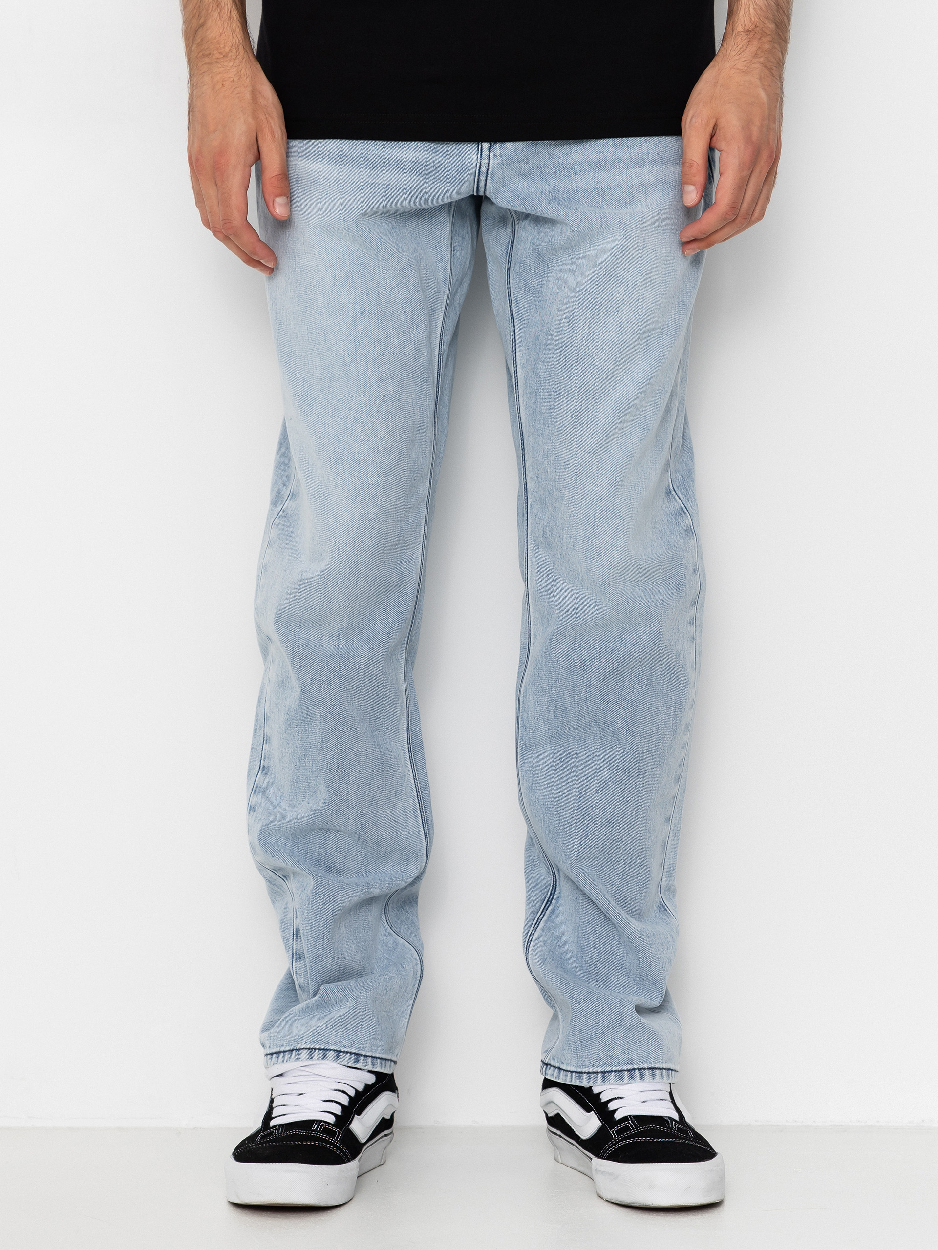 Nohavice Volcom Solver (worn light blue)