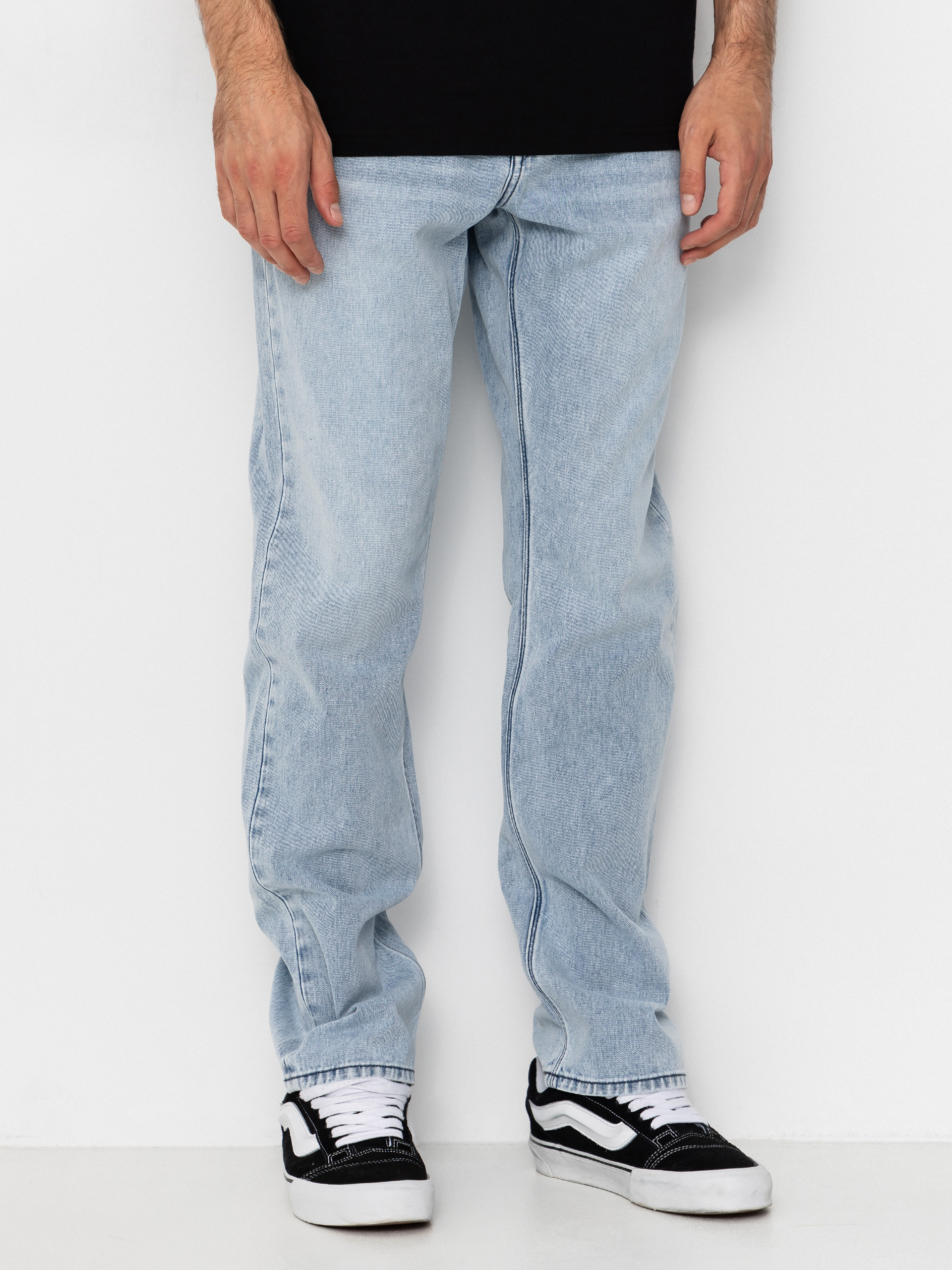 Nohavice Volcom Solver (worn light blue)
