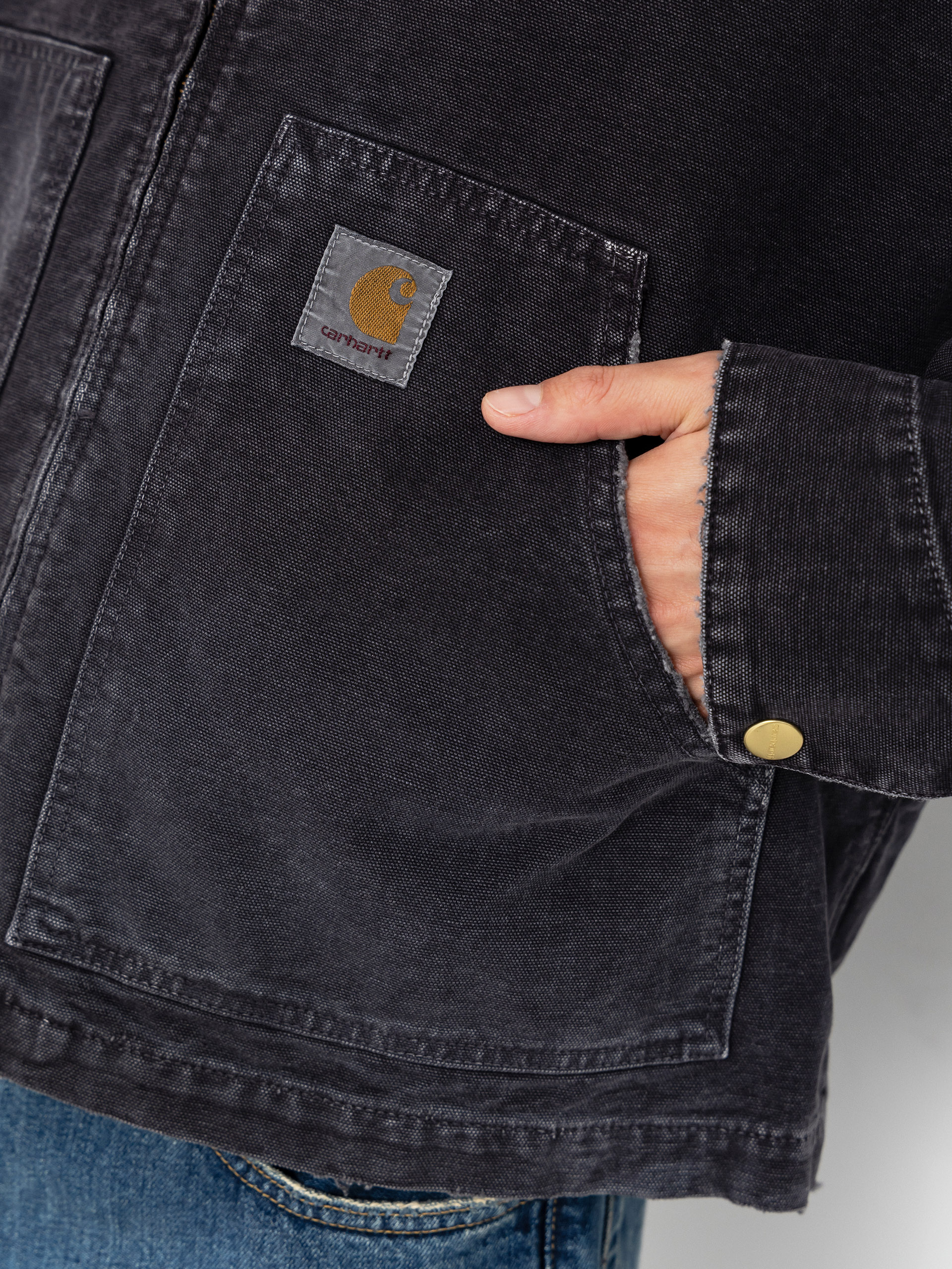Bunda Carhartt WIP OG Arcan (black/black)