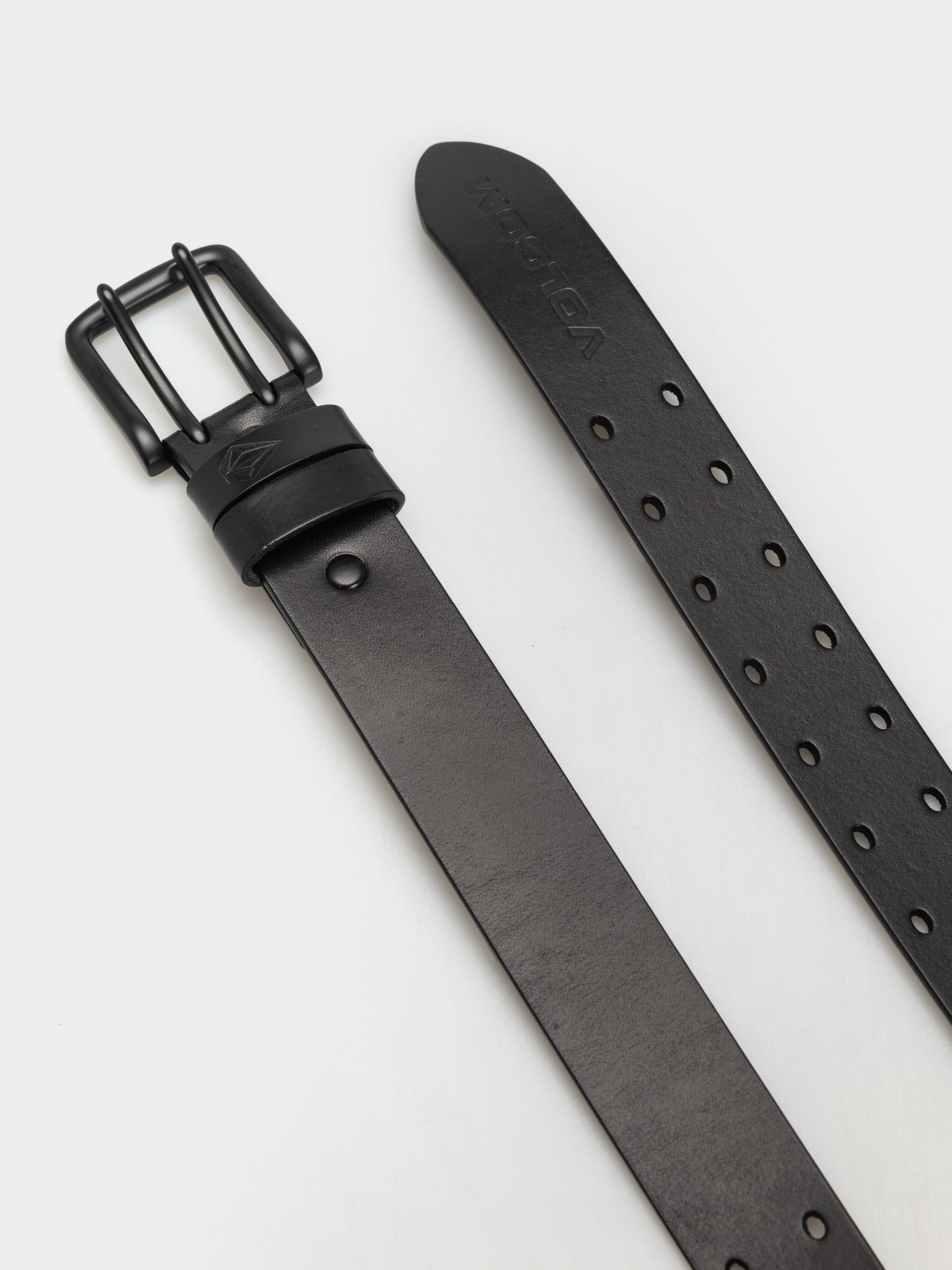 Opasok Volcom Two Spike Leather (black)