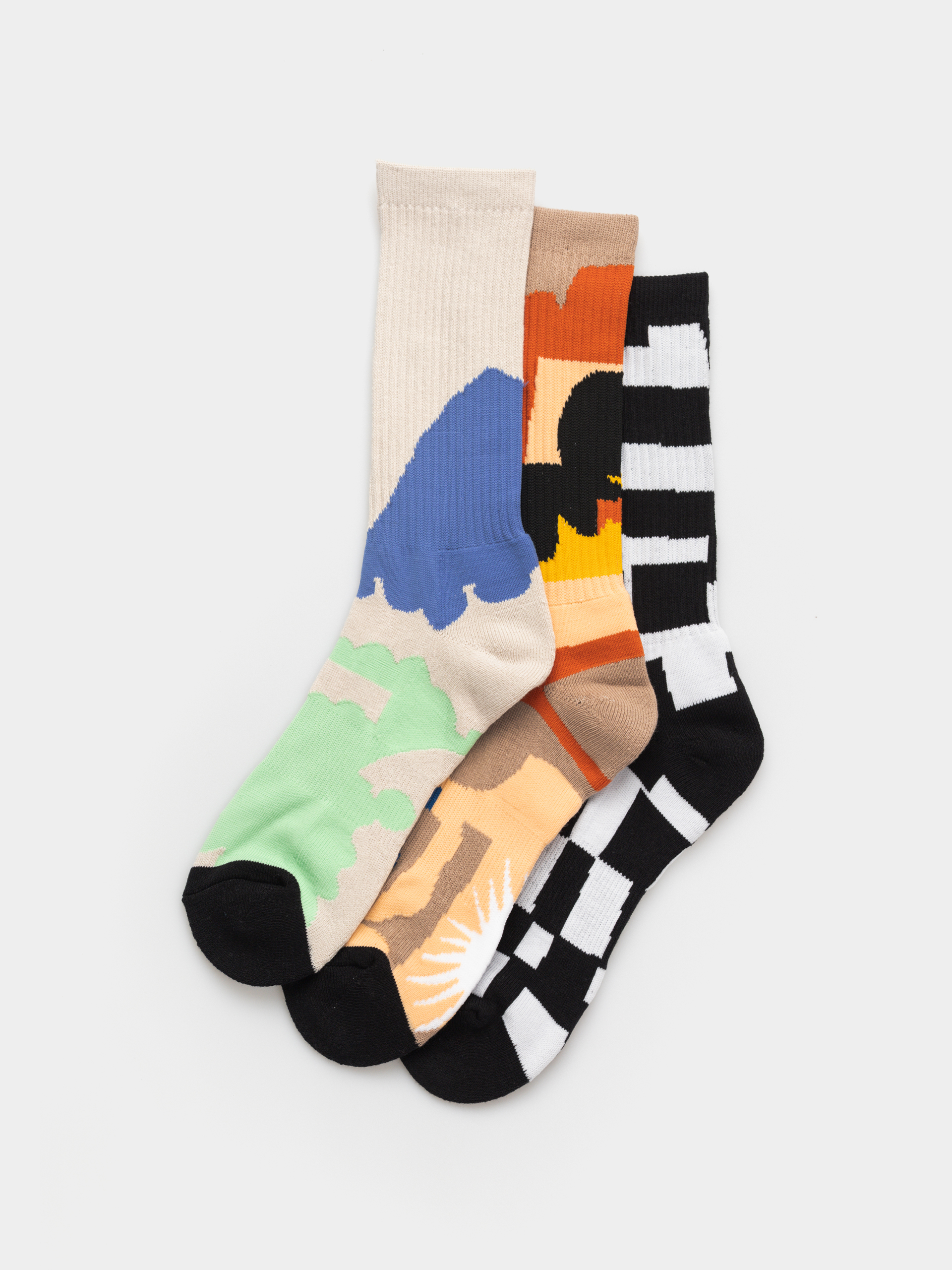 Ponožky Volcom Print Mixer 3Pk
