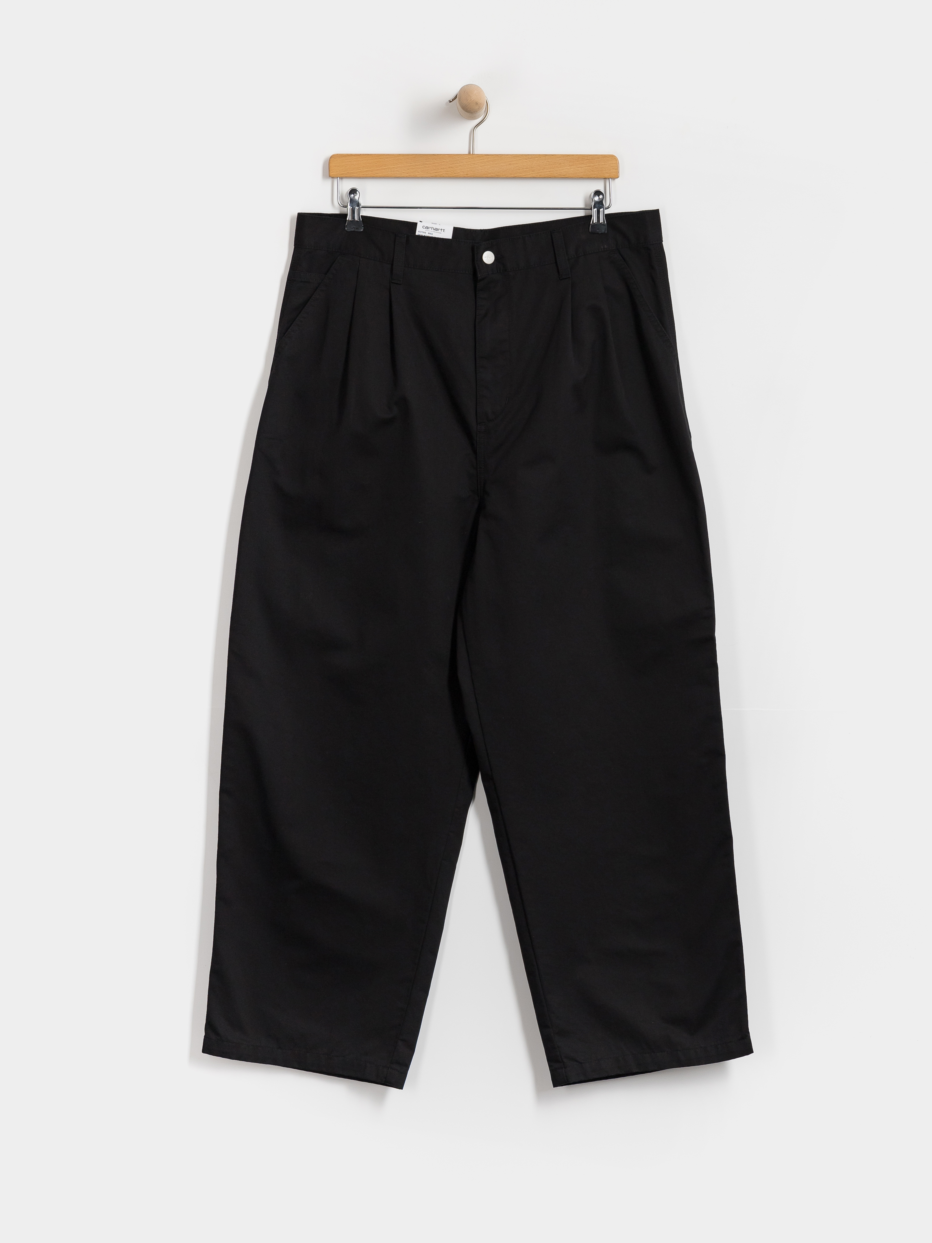 Nohavice Carhartt WIP Brockman (black/rinsed)