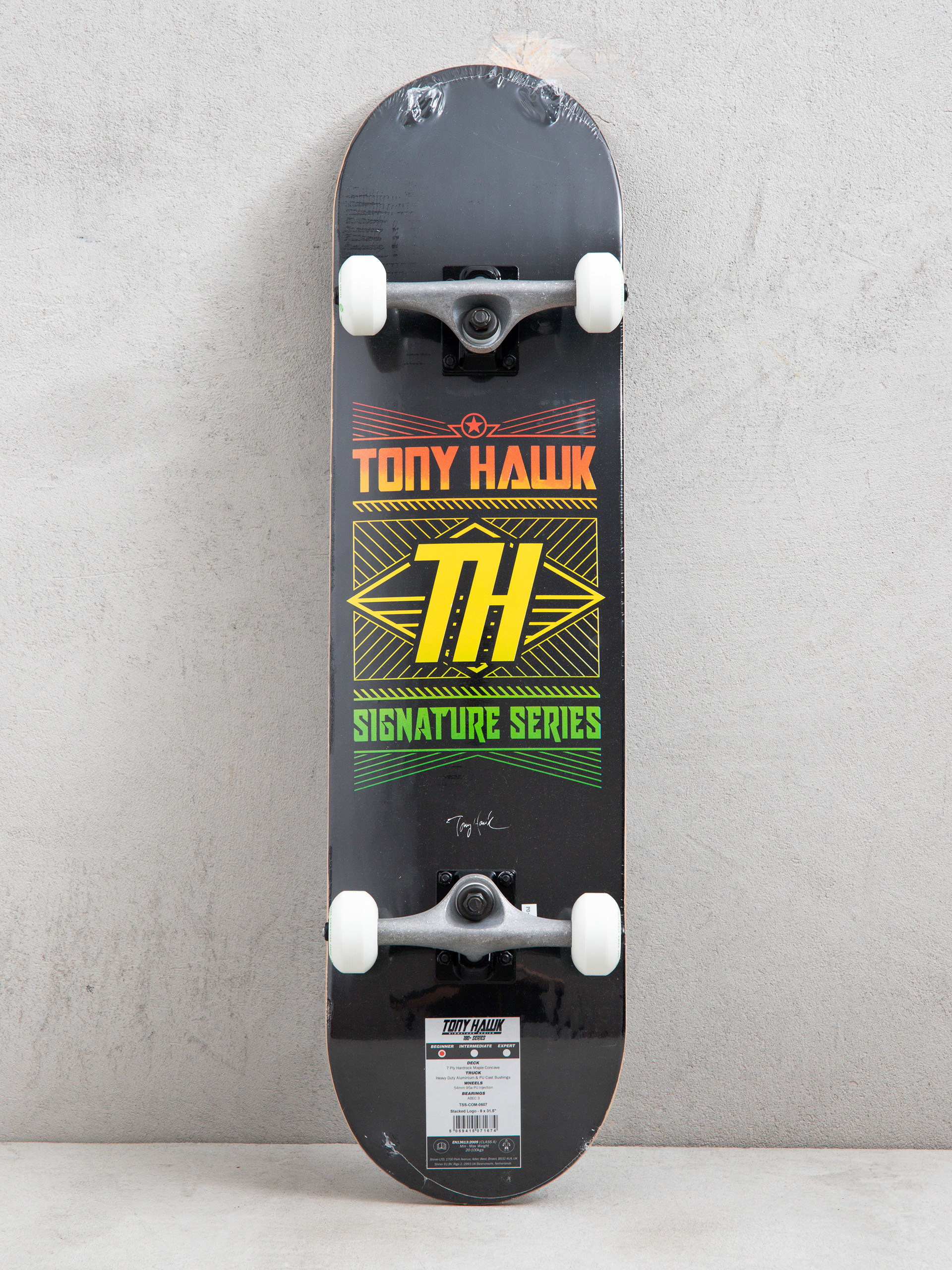 Skateboard Tony Hawk Stacked Logo (black)