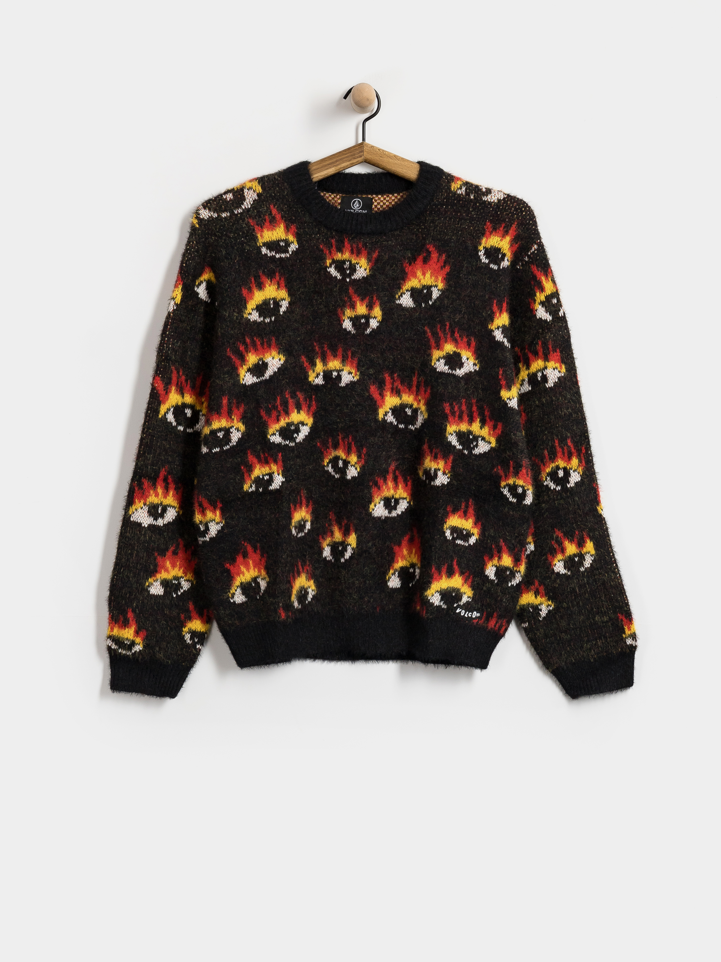 Sveter Volcom Fa Ozzy Eyes (black)