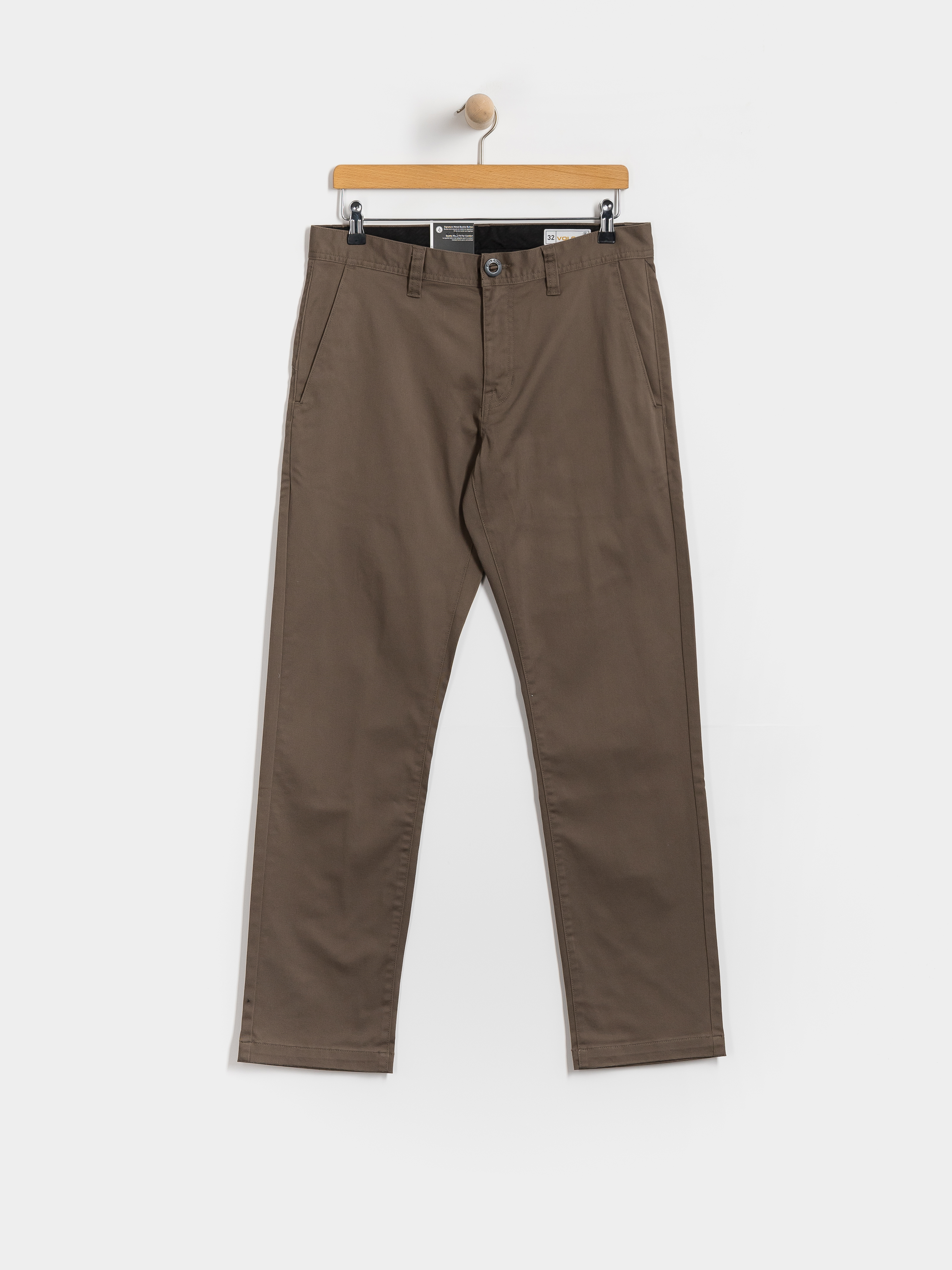 Nohavice Volcom Frickin Modern Stret (mushroom)