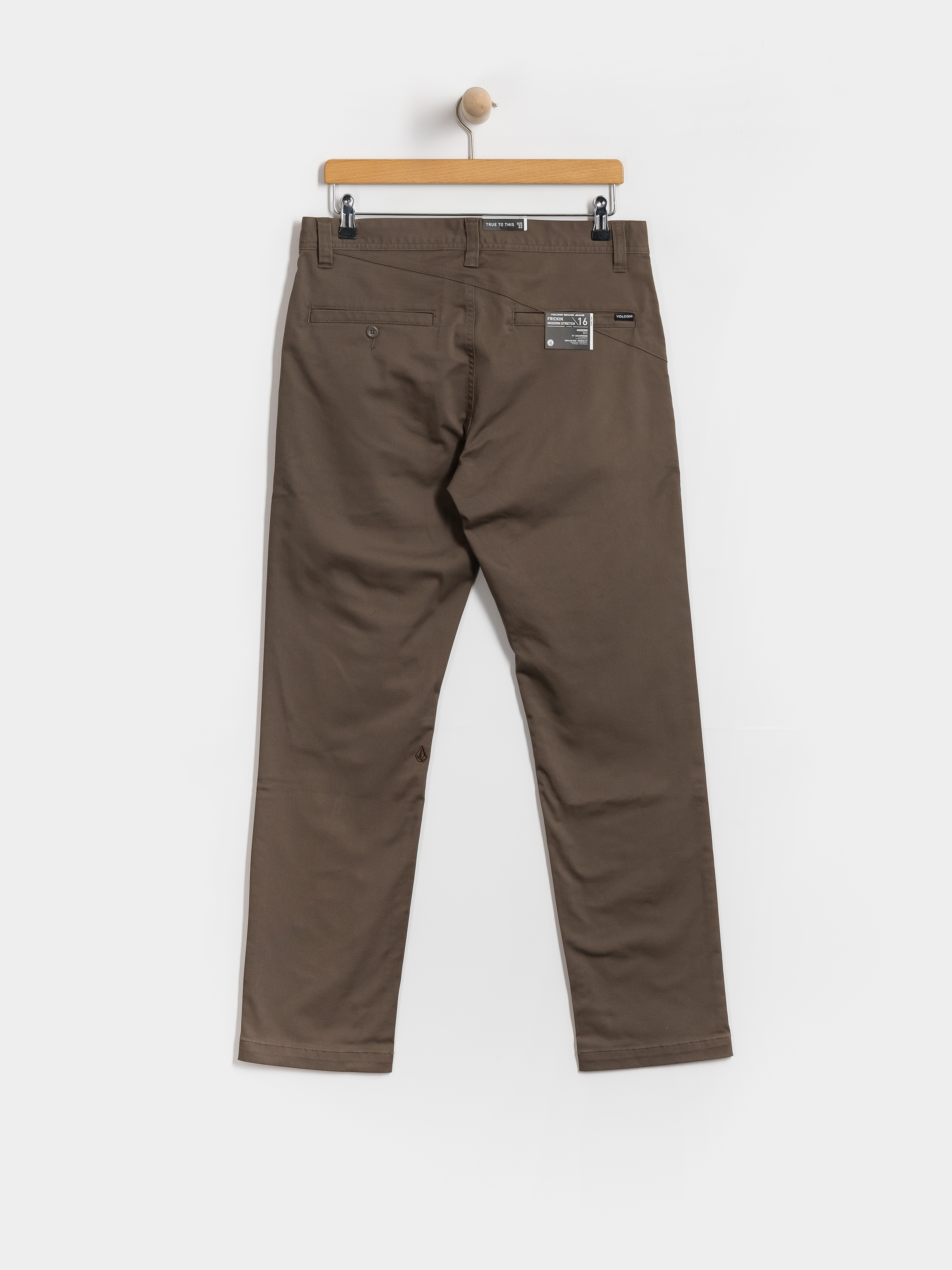 Nohavice Volcom Frickin Modern Stret (mushroom)