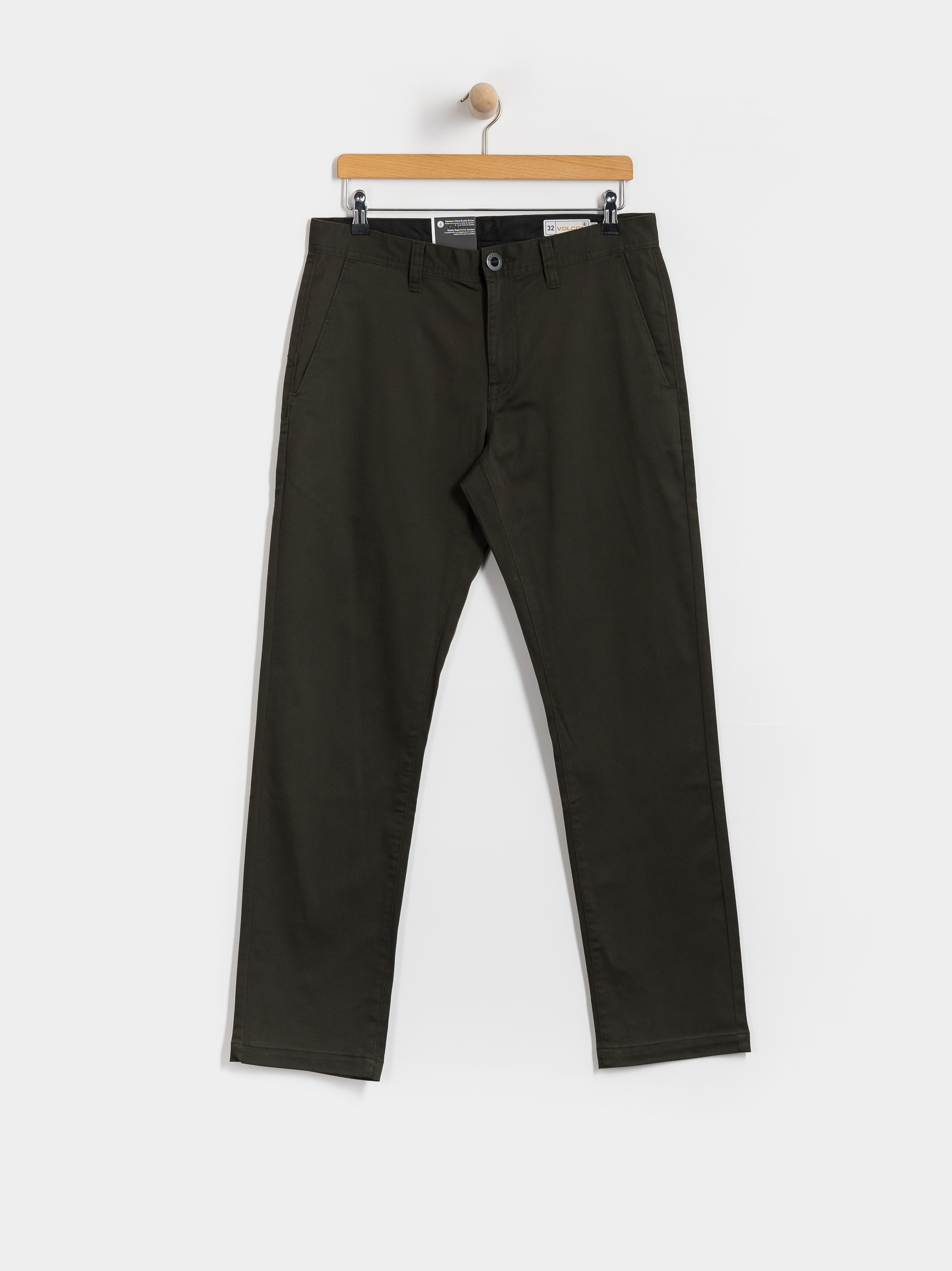 Nohavice Volcom Frickin Modern Stret (rinsed black)