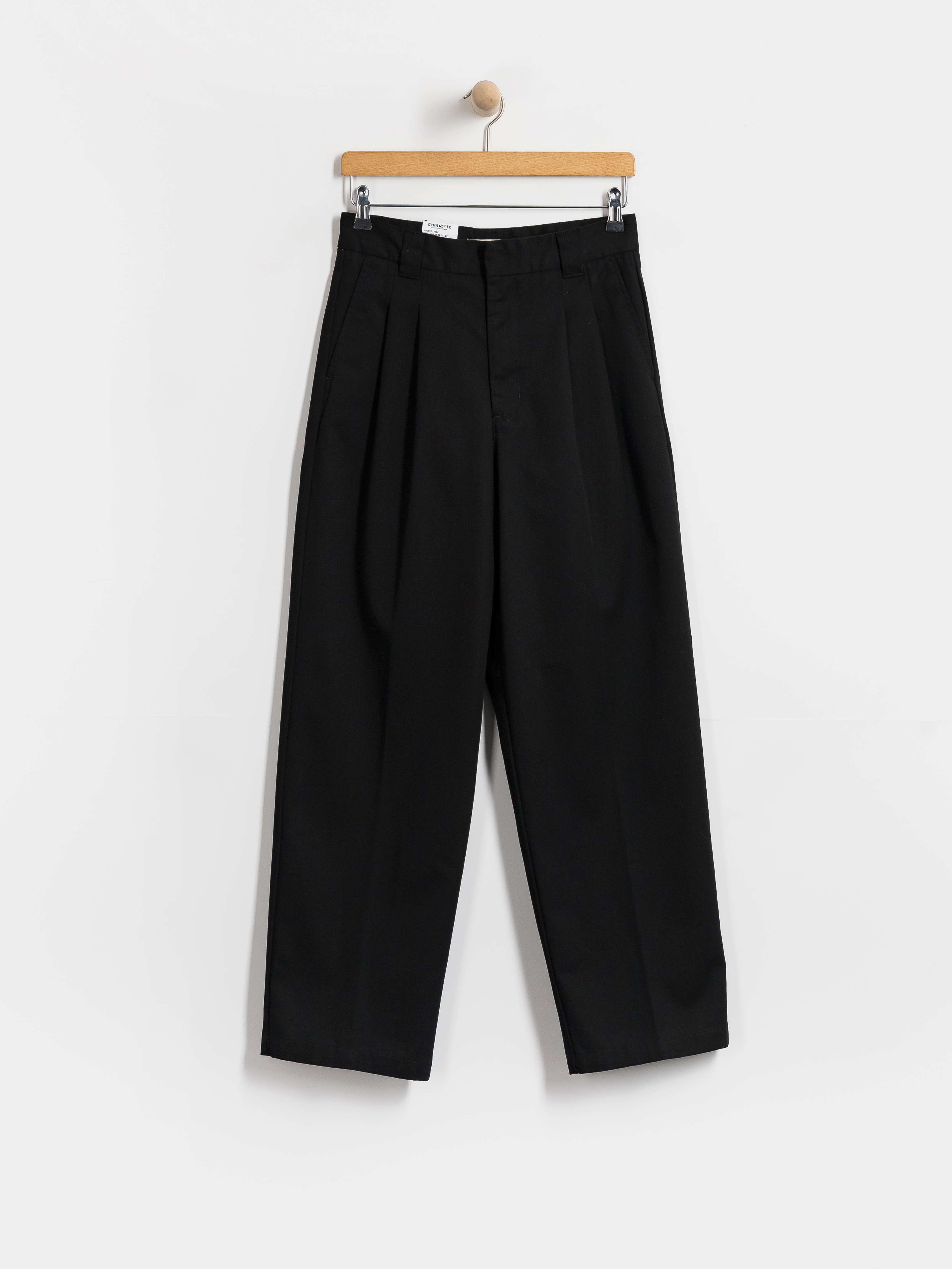 Nohavice Carhartt WIP Tristin Wmn (black/rinsed)
