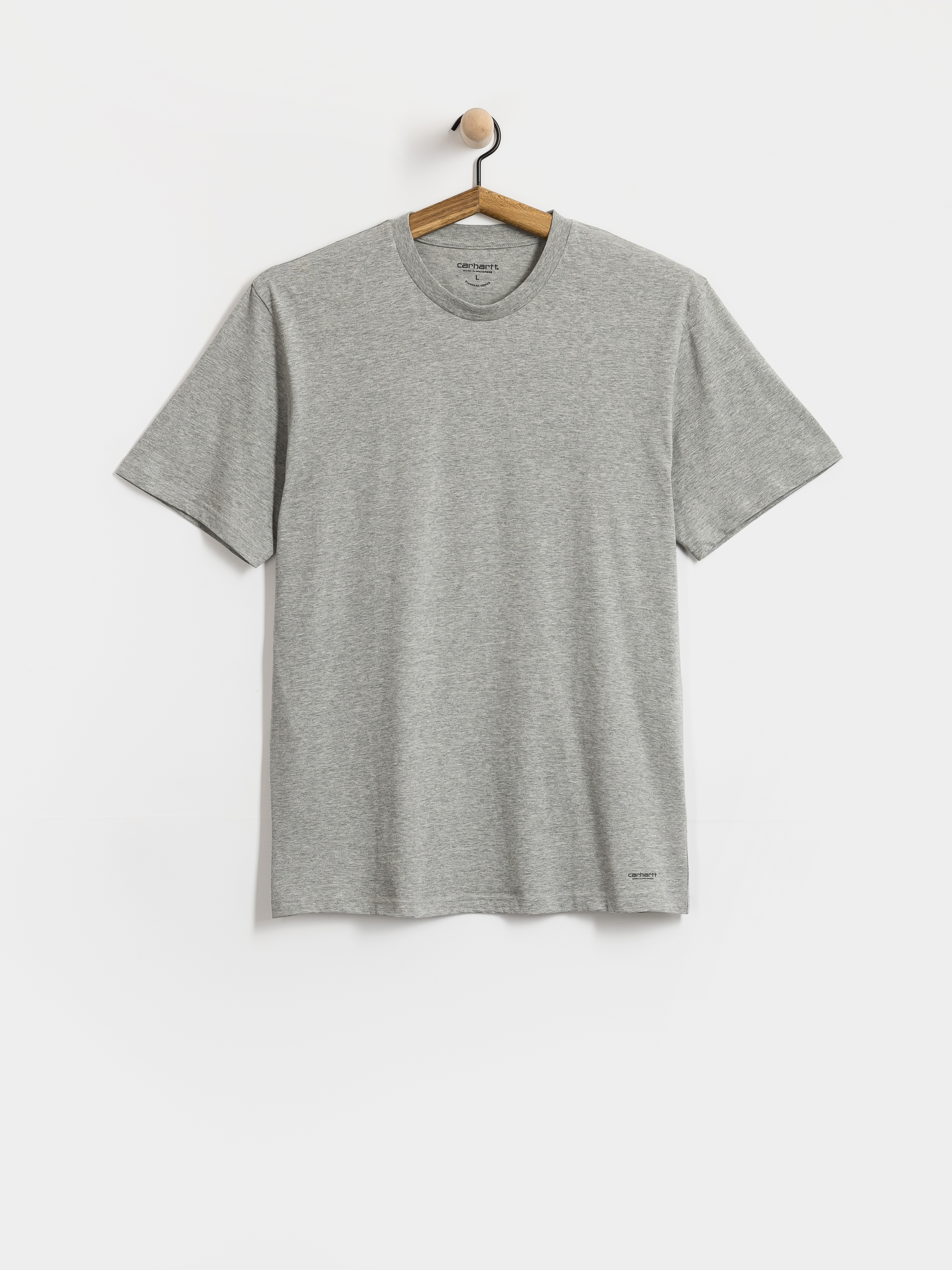 Tričko Carhartt WIP Standard 2 pack (grey heather/grey heather)