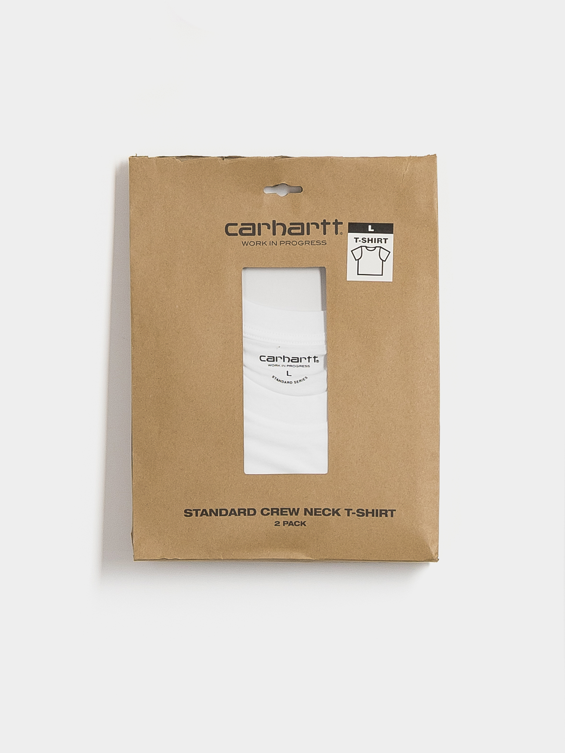 Tričko Carhartt WIP Standard 2 pack (white/white)