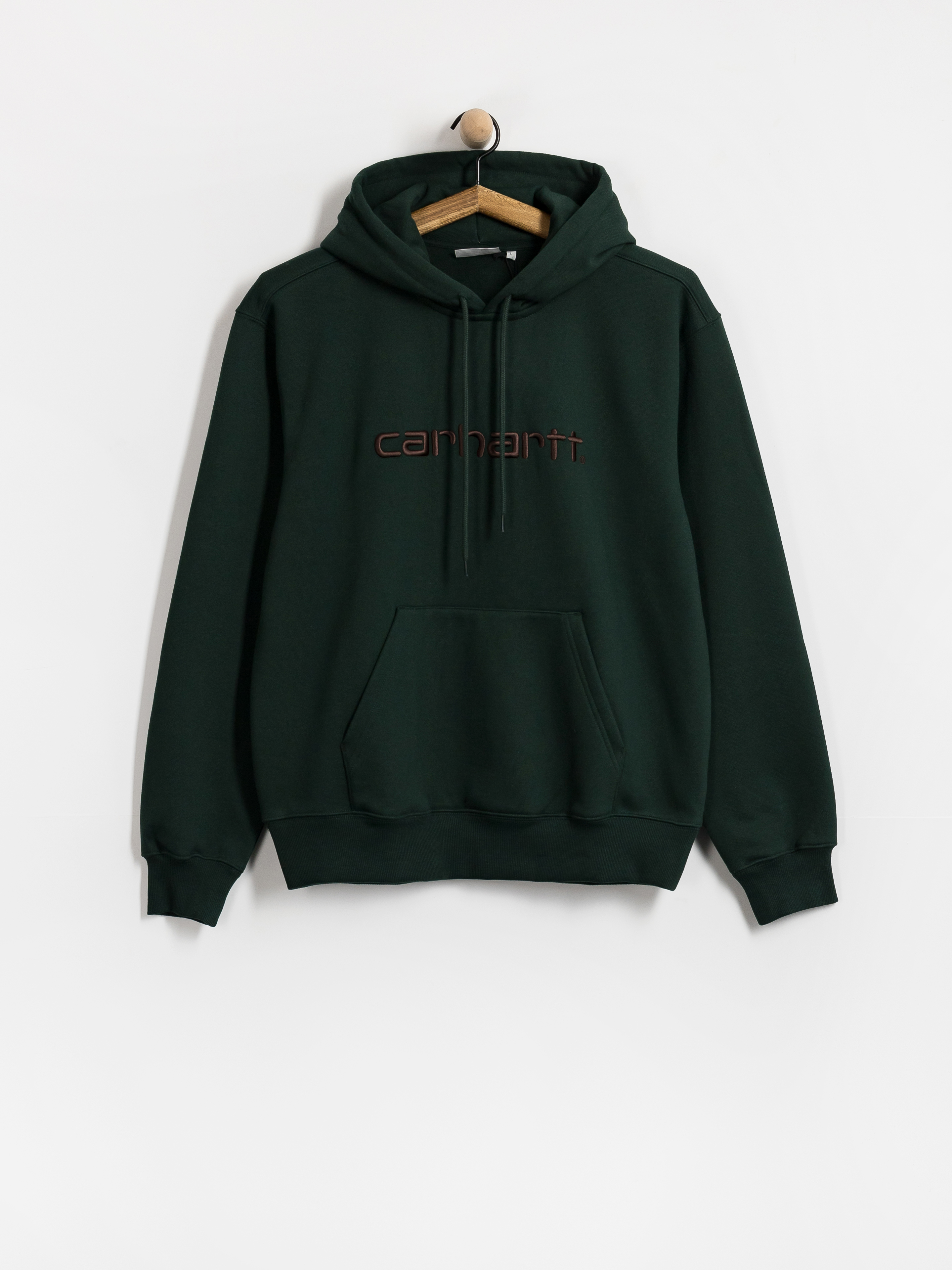 Mikina s kapucu0148ou Carhartt WIP Carhartt HD (dark scarab/palisander)