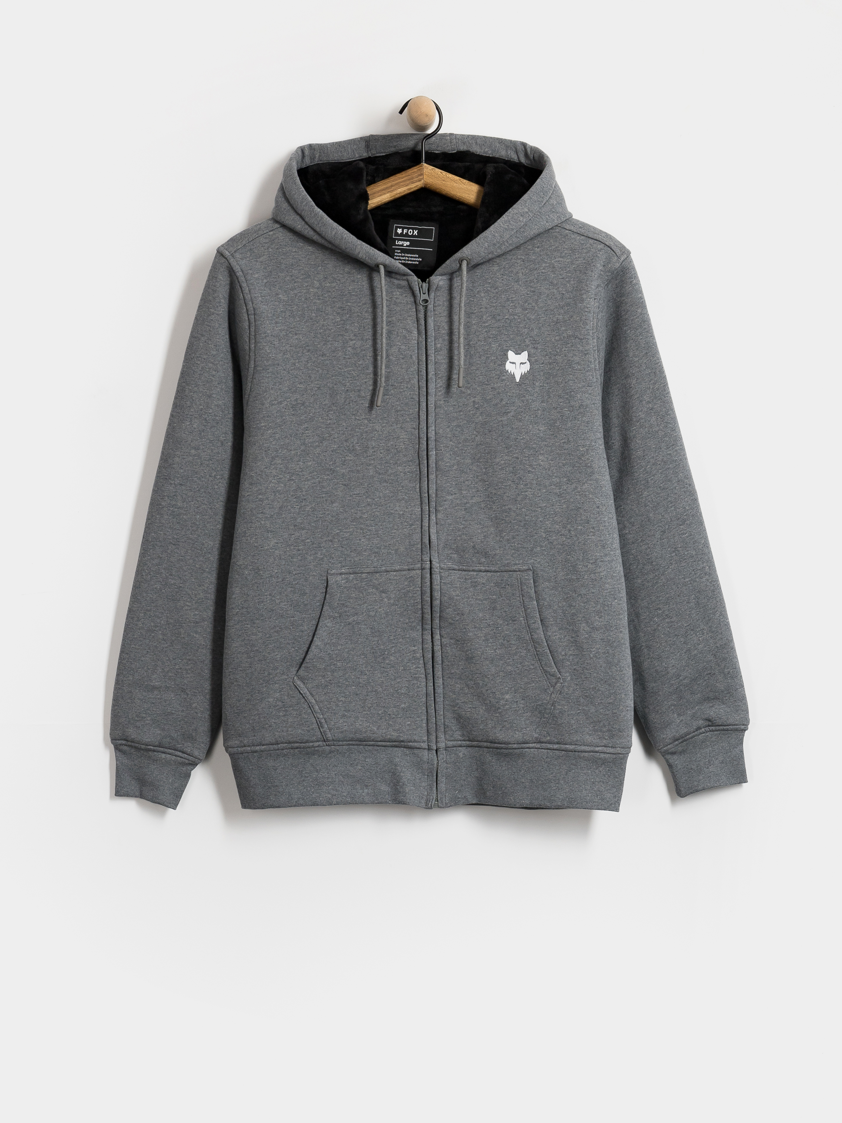 Mikina s kapucu0148ou Fox Fox Head Sasquatch ZHD (heather graphite)