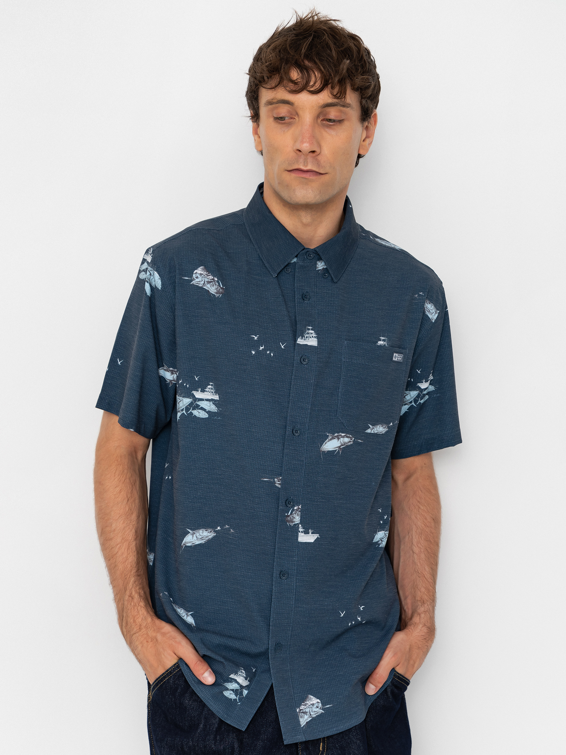 Košeľa Salty Crew Breezer Perf Button Up