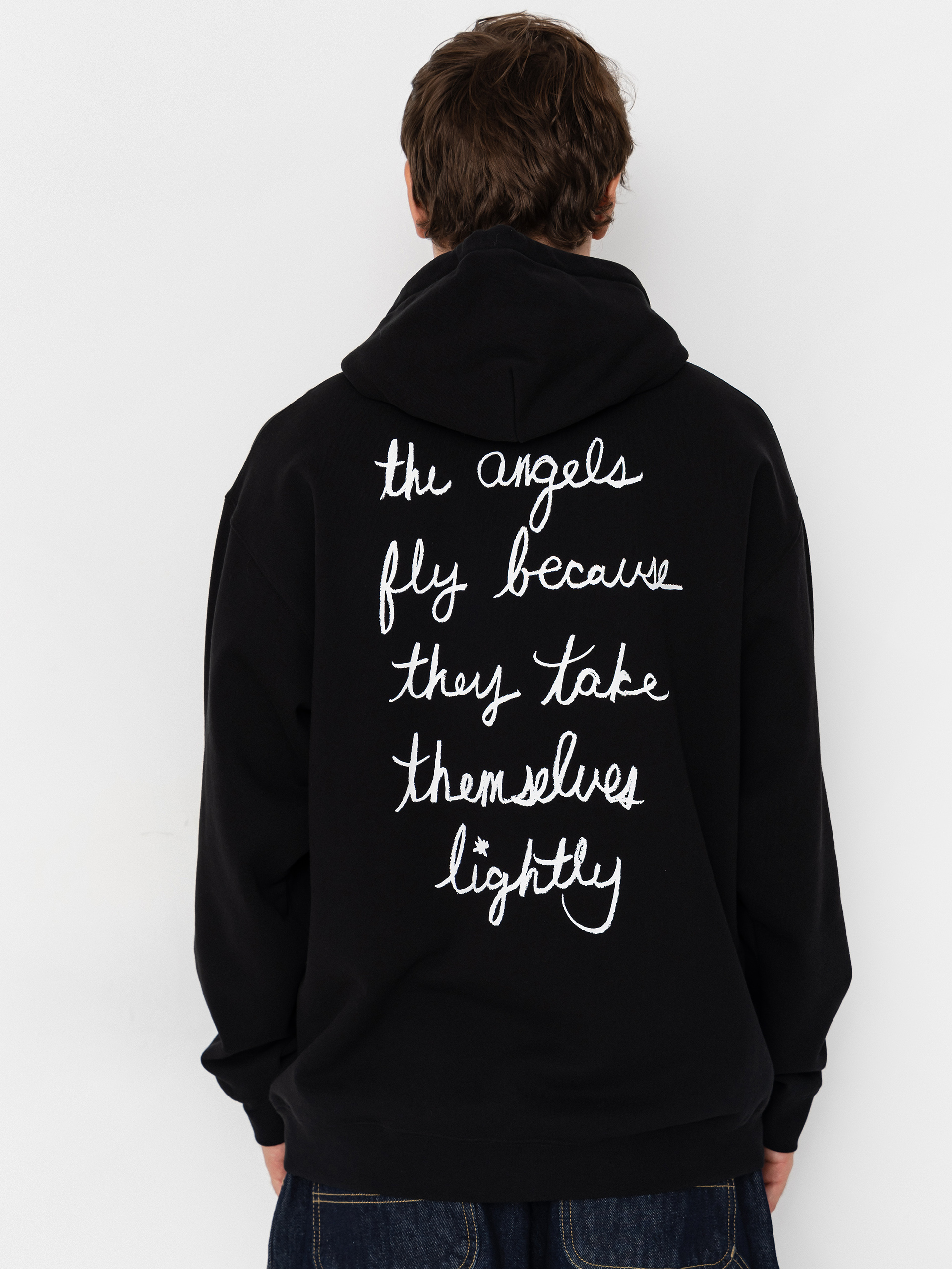 Mikina s kapucňou HUF The Angels Fly HD (black)