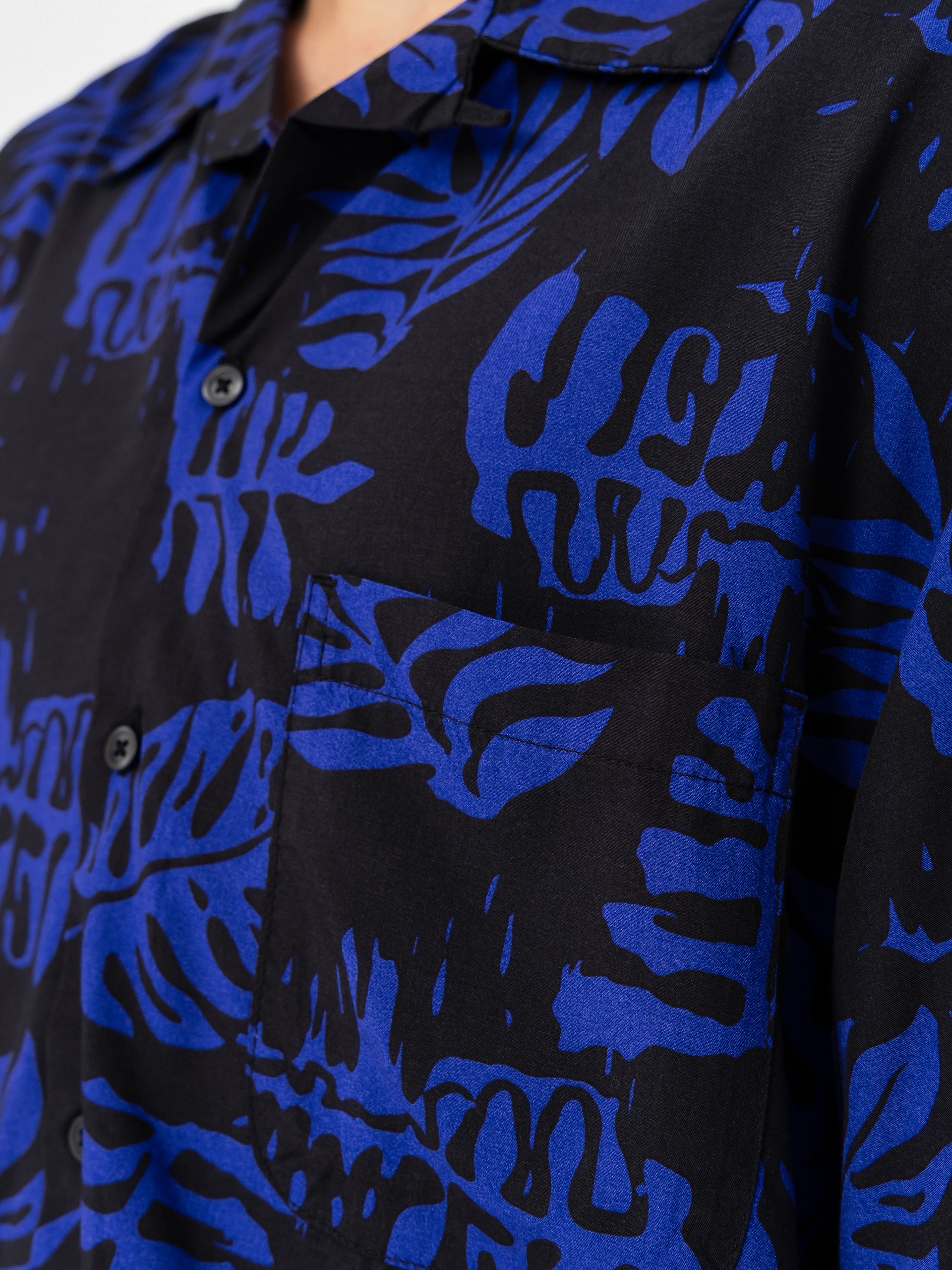 Košeľa Vans Van Doren Printed Camp (royal cobalt)