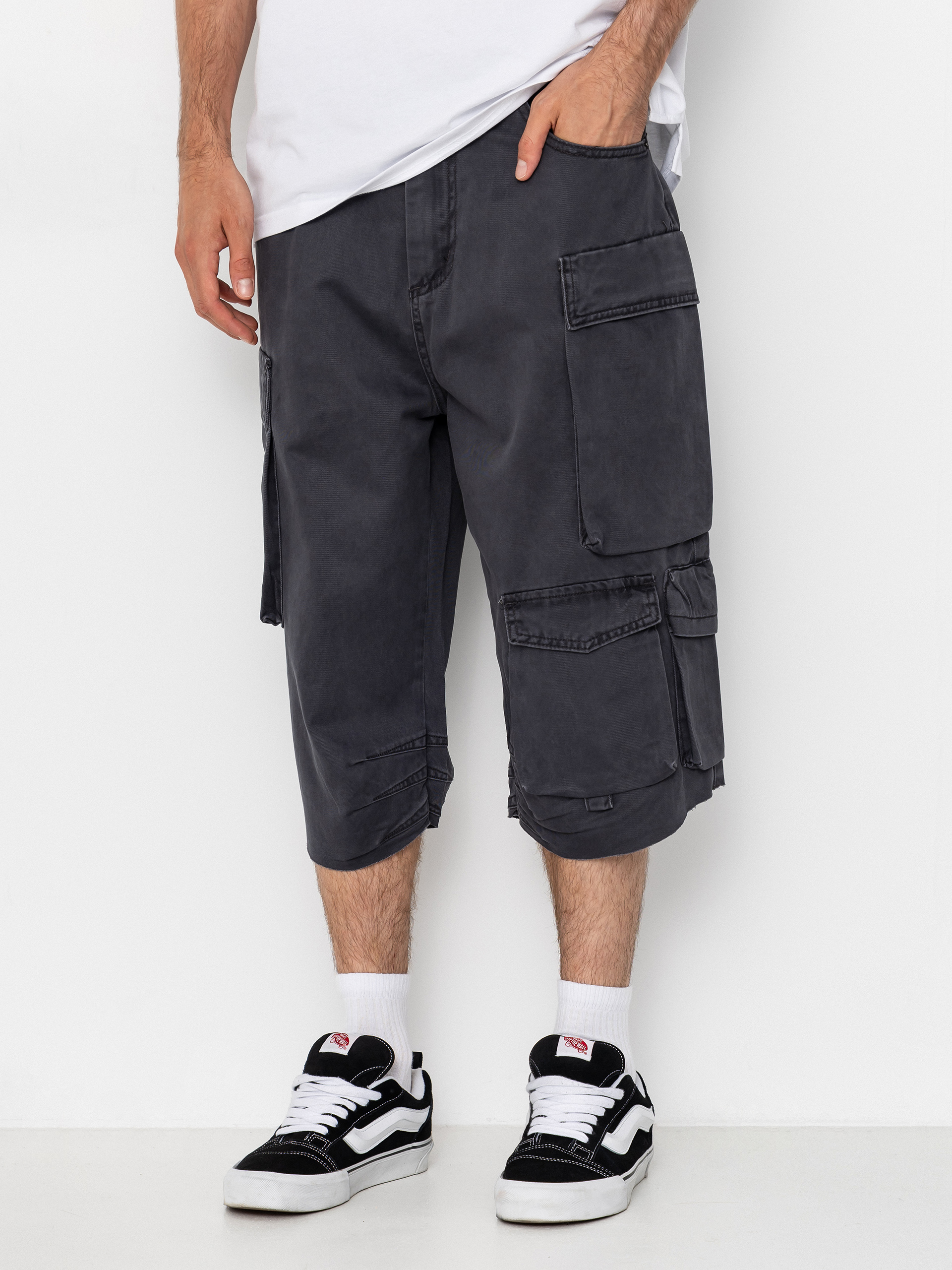 Kraťasy Wasted Paris Grant (faded black)