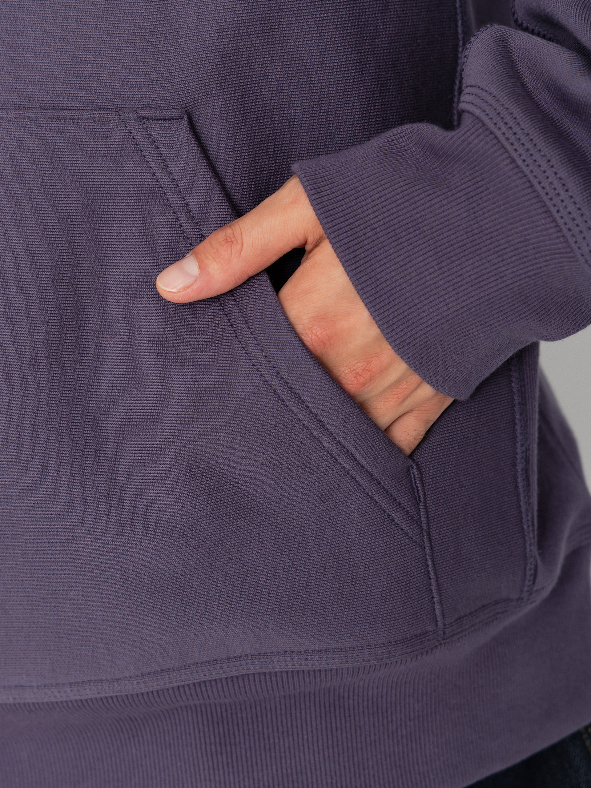 Mikina s kapucňou Carhartt WIP American Script HD (shady purple)