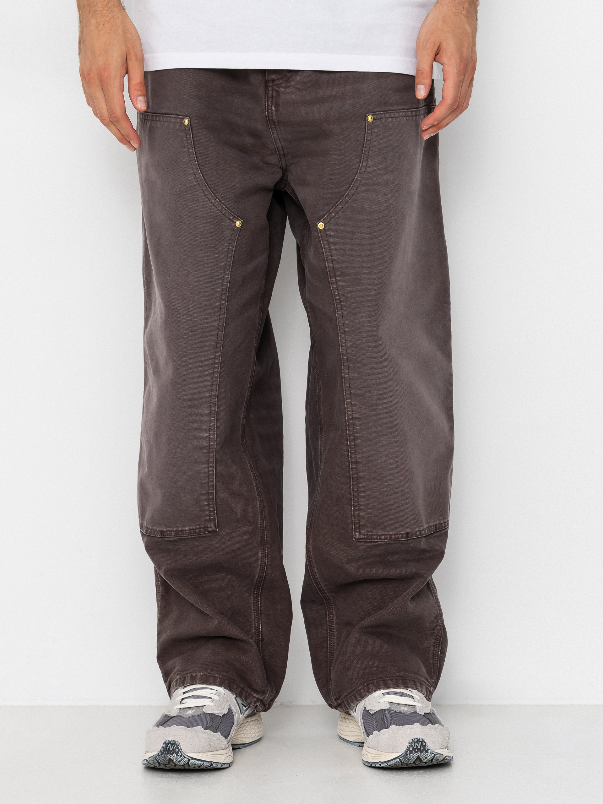 Nohavice Carhartt WIP OG Double Knee (tobacco)