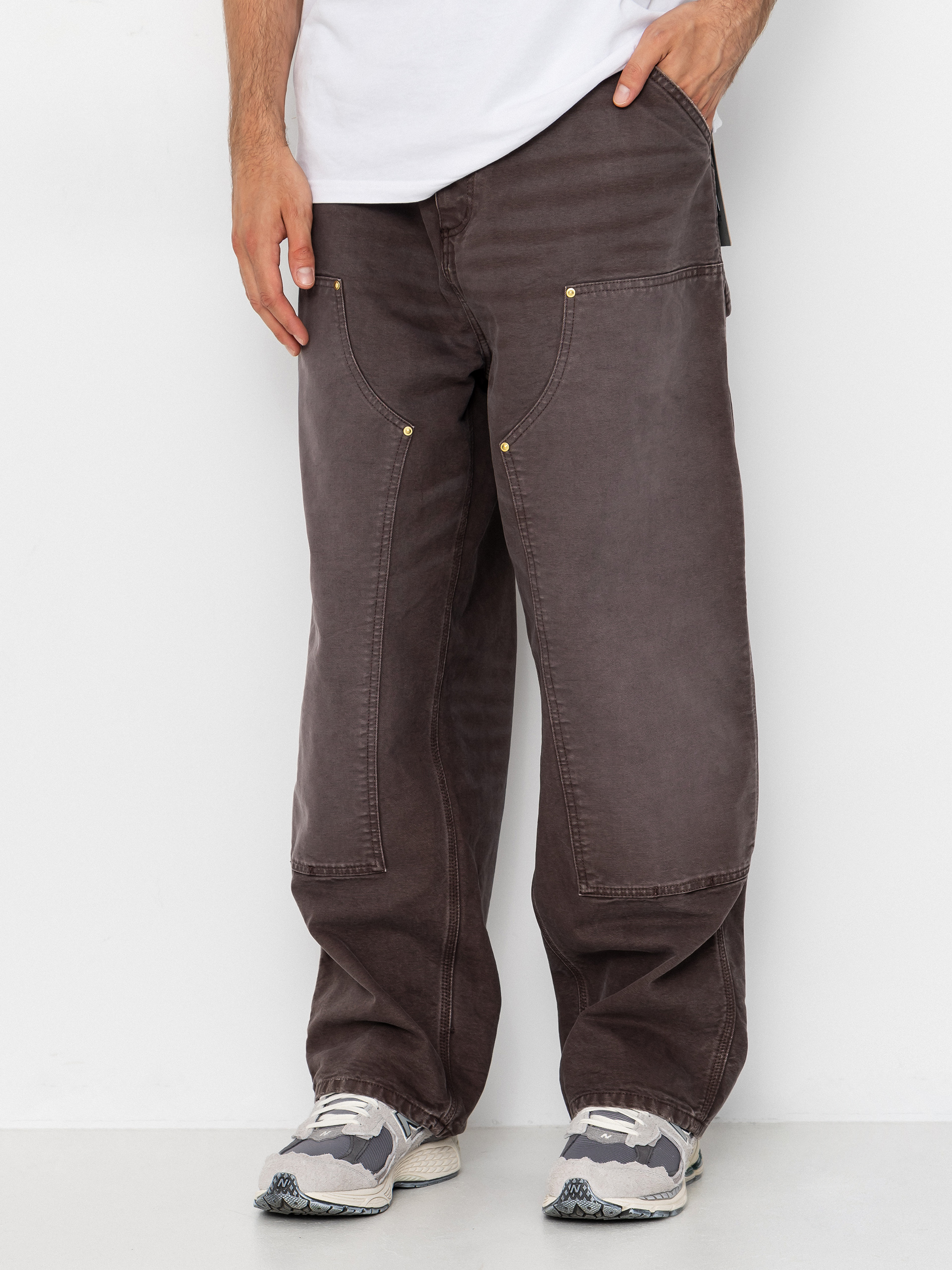 Nohavice Carhartt WIP OG Double Knee (tobacco)