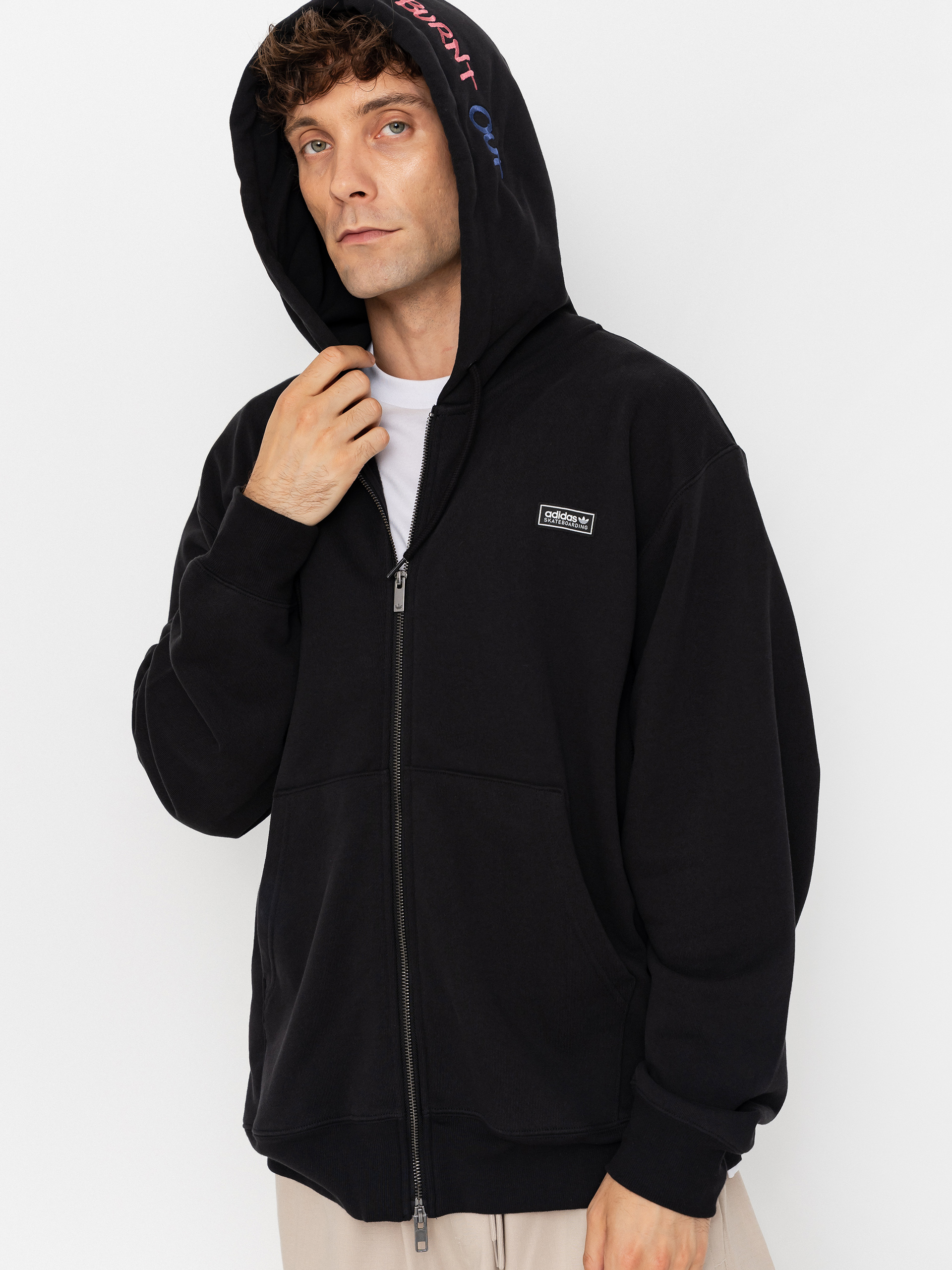 Mikina s kapucu0148ou adidas Gonz Graph HD (black)