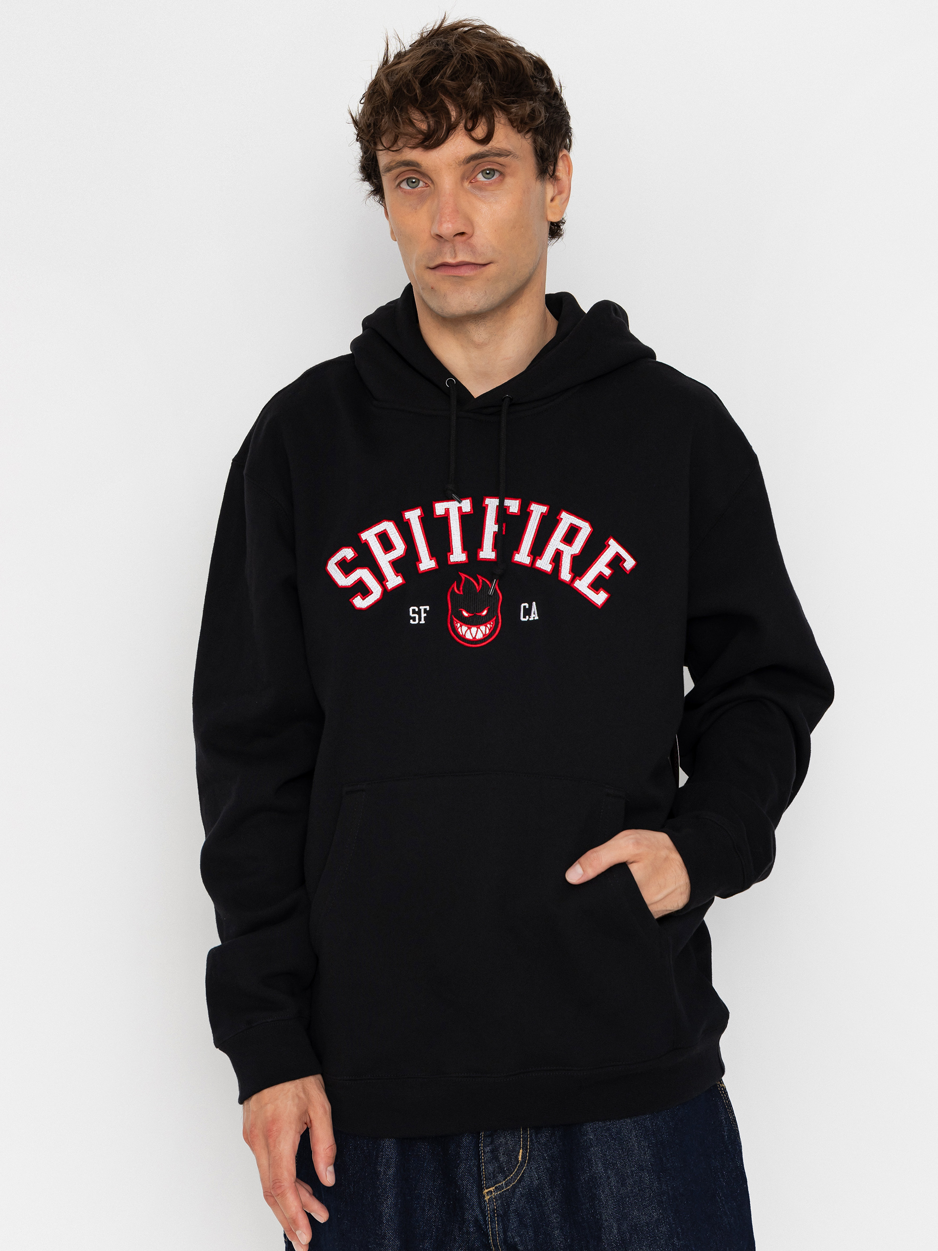 Mikina s kapucňou Spitfire Team Bighead HD
