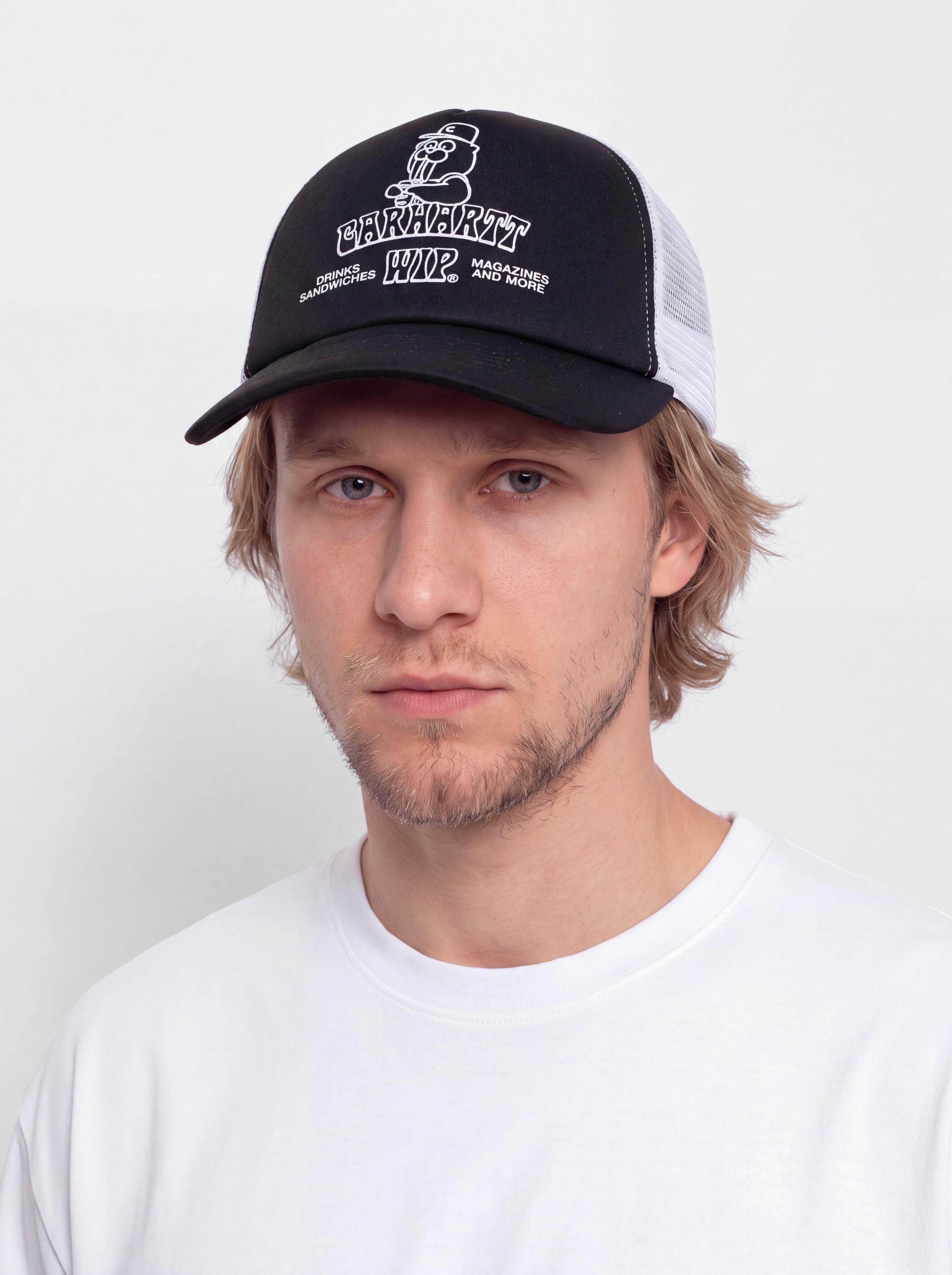Šiltovka Carhartt WIP Sandwich Trucker (black)