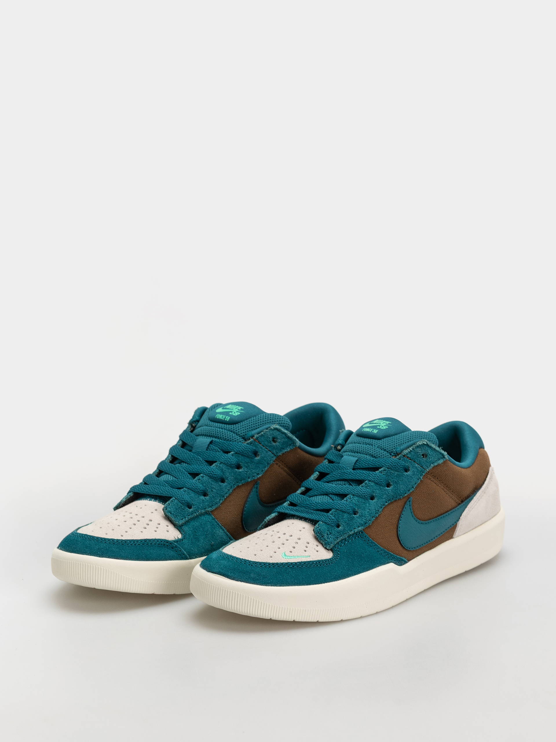 Topánky Nike SB Force 58 (mosswood brown/geode teal lt orewood brn)