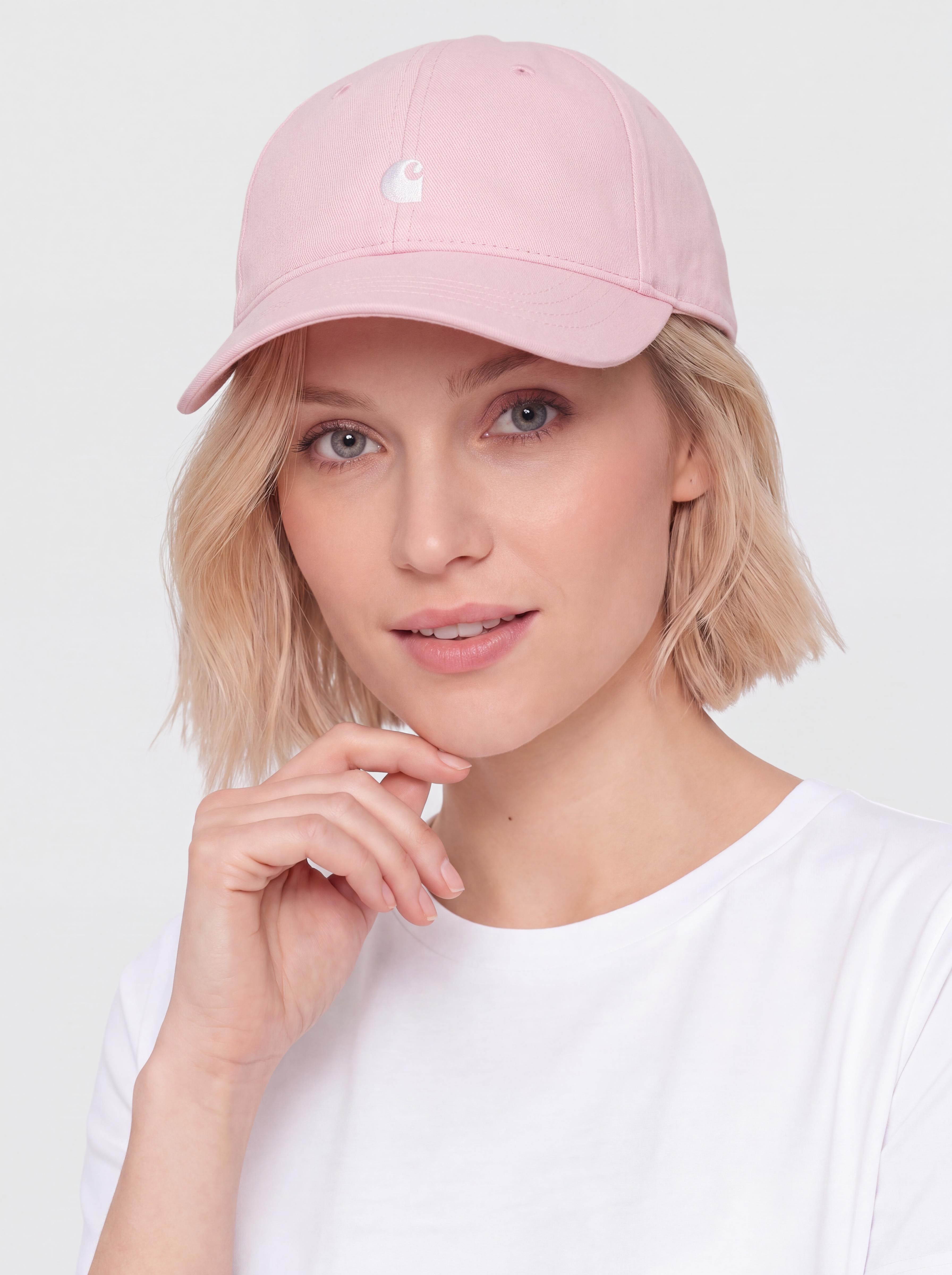Šiltovka Carhartt WIP Madison Logo Wmn (air pink/white)