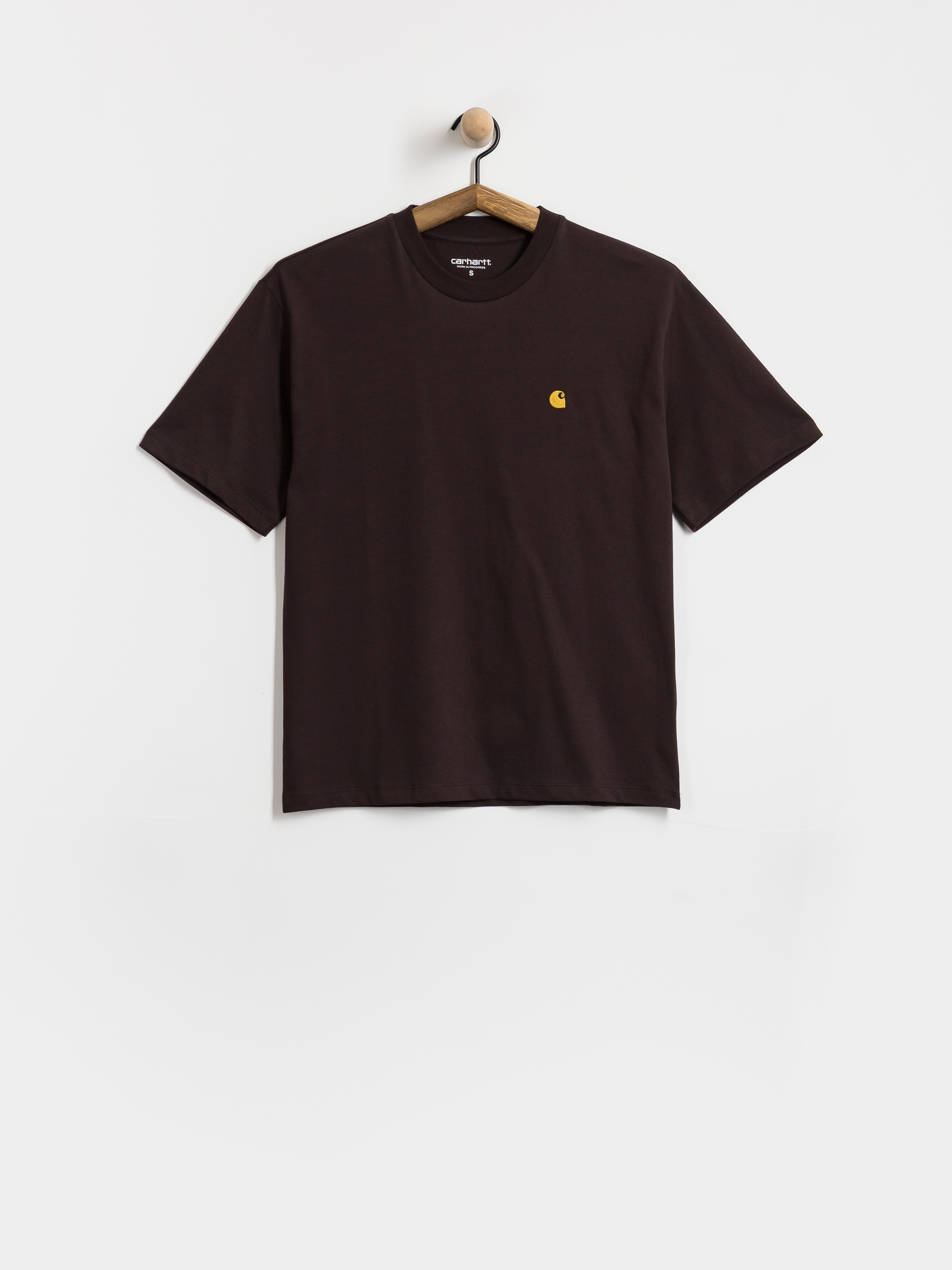 Tričko Carhartt WIP Chase Wmn (palisander/gold)