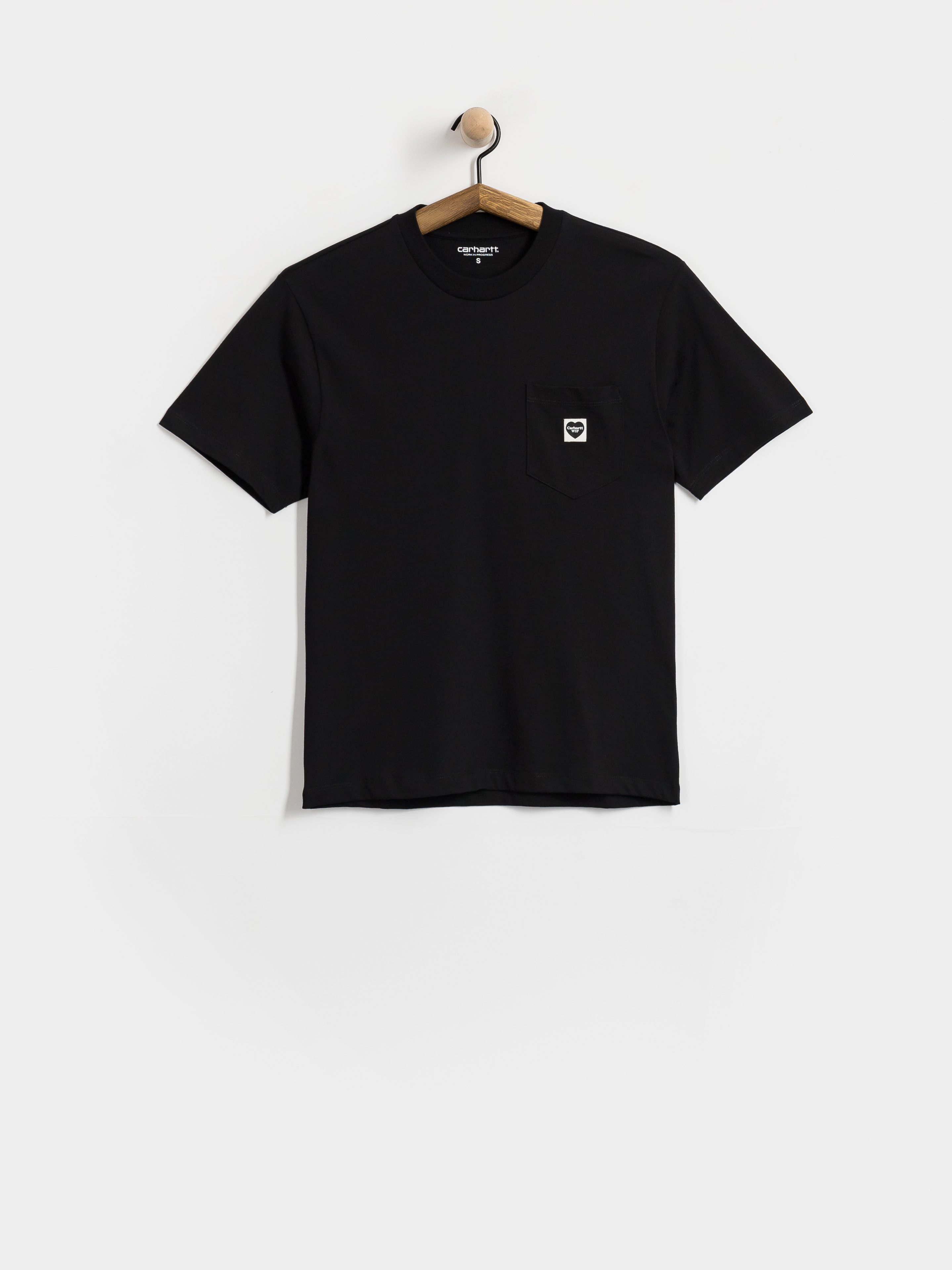 Tričko Carhartt WIP Pocket Small Heart Wmn (black/black)