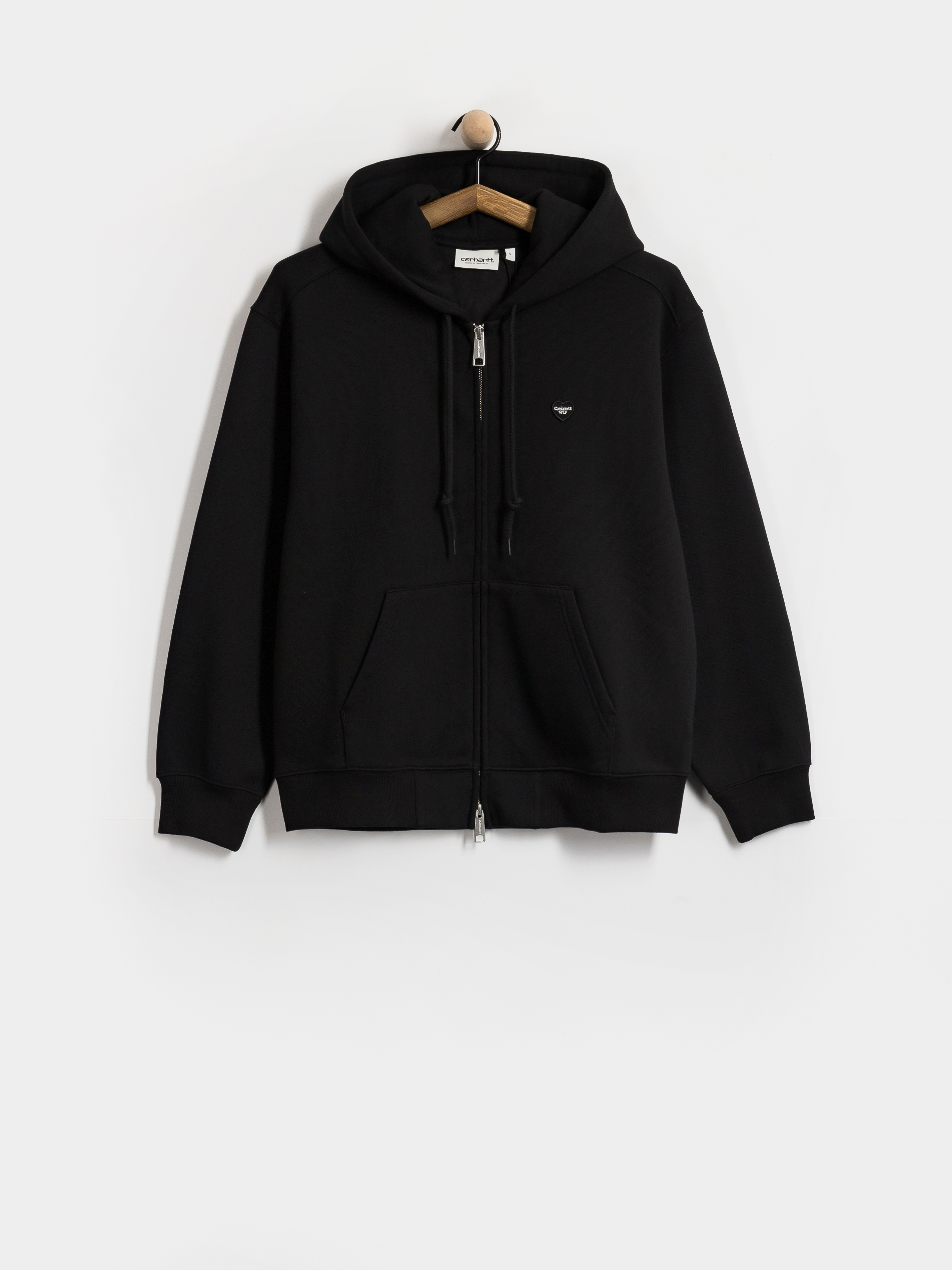 Mikina s kapucňou Carhartt WIP Small Heart Patch ZHD Wmn