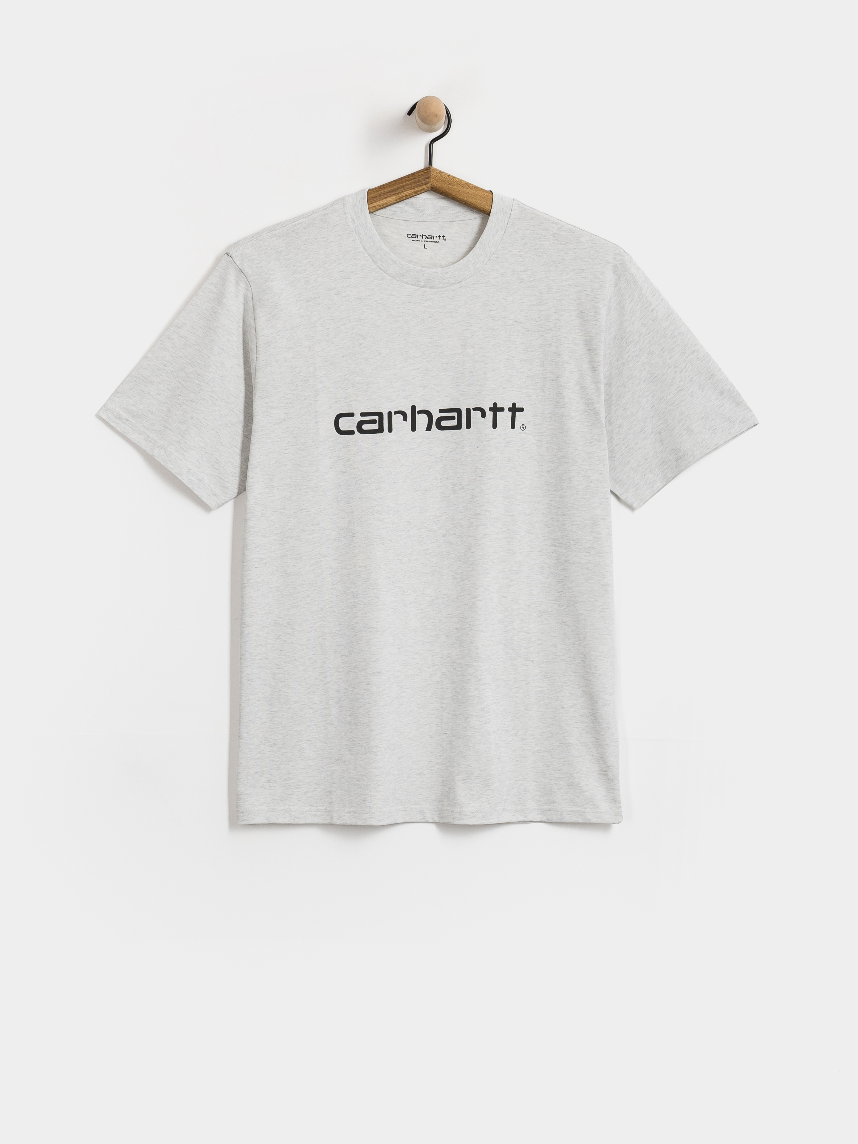 Tričko Carhartt WIP Script (ash heather/graphite)