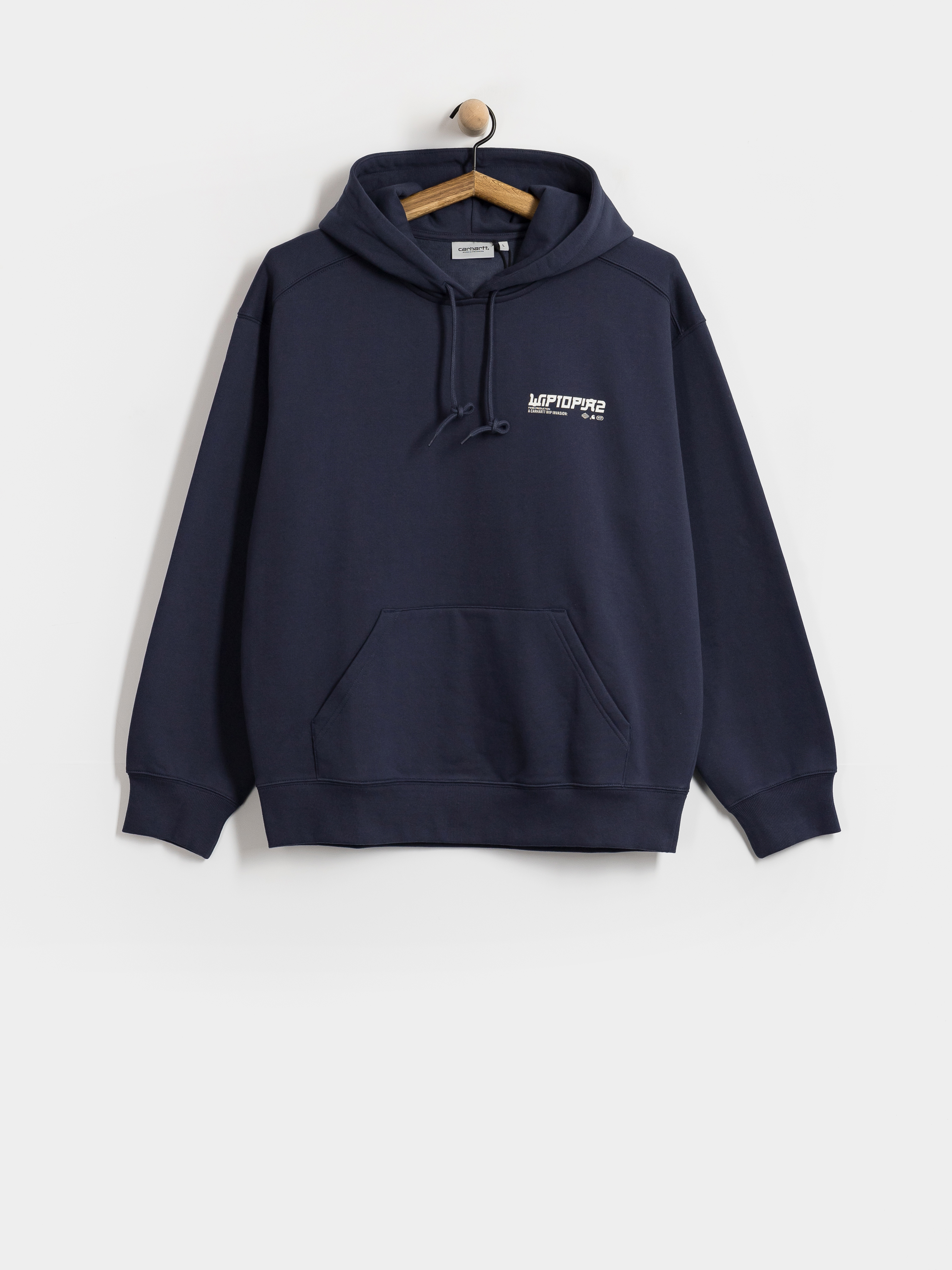 Mikina s kapucňou Carhartt WIP Wiptopia II HD (blue)