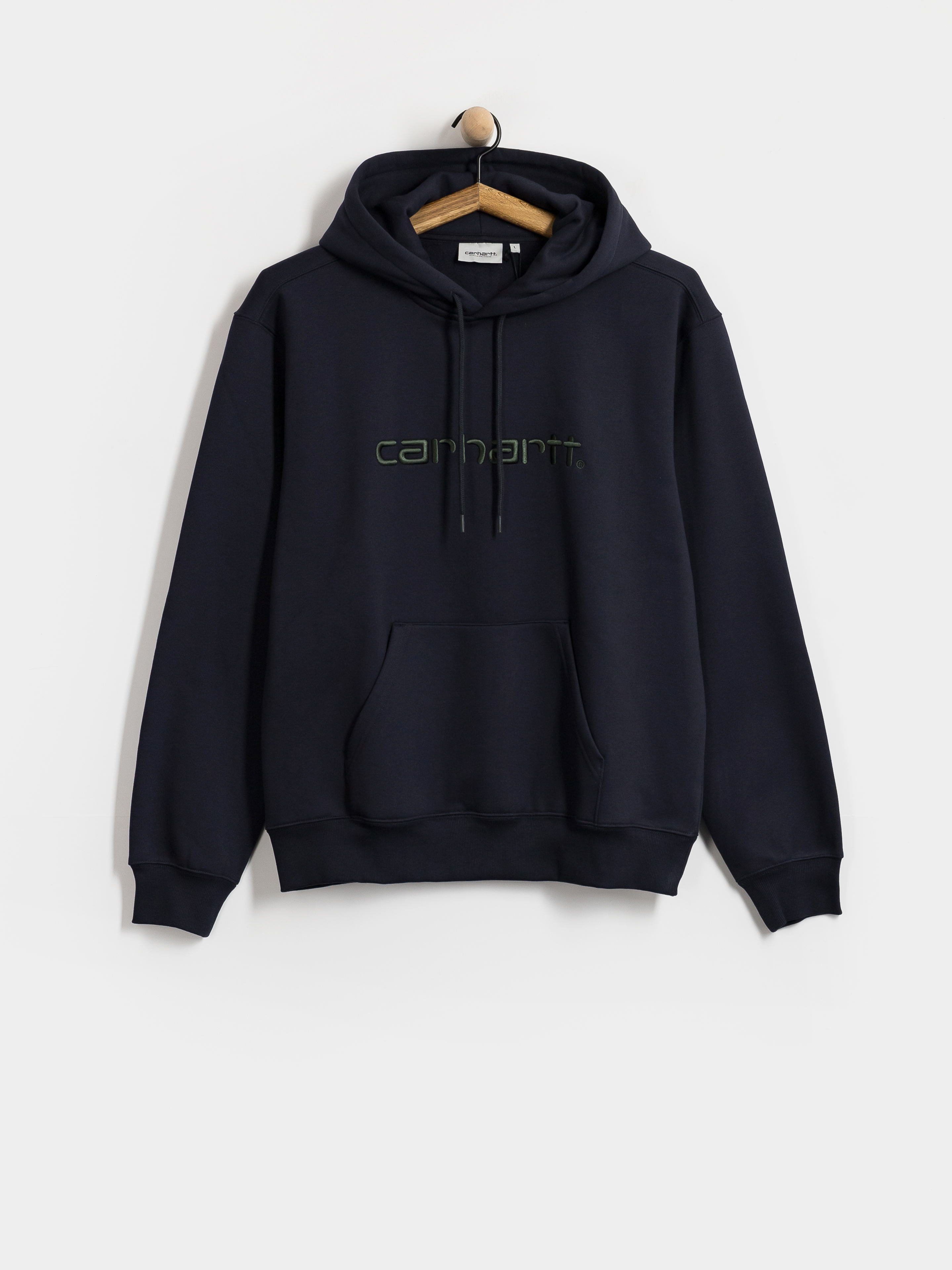 Mikina s kapucňou Carhartt WIP Carhartt HD (dark navy/dark scarab)