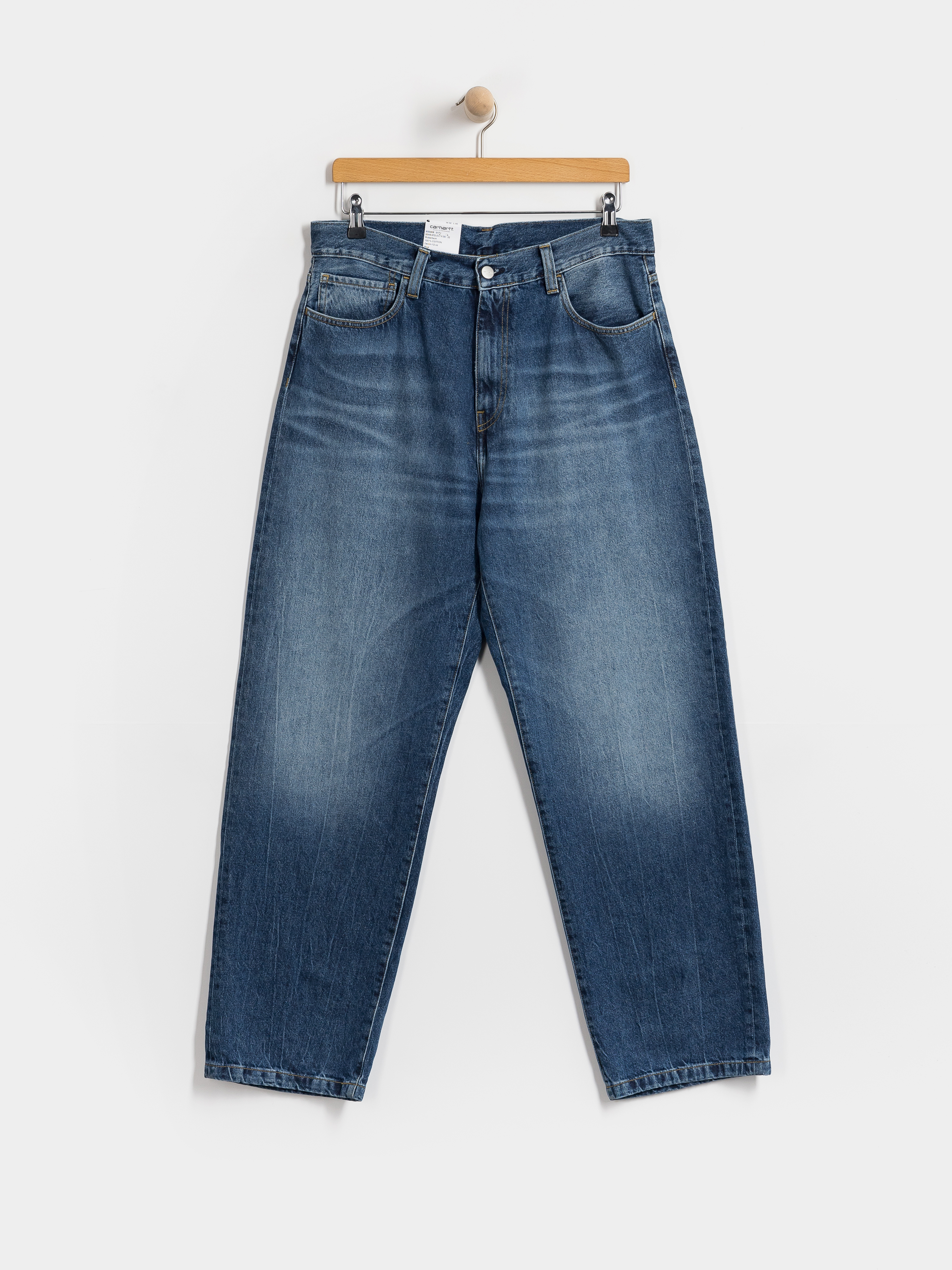 Nohavice Carhartt WIP Landon (blue/marble used wash)