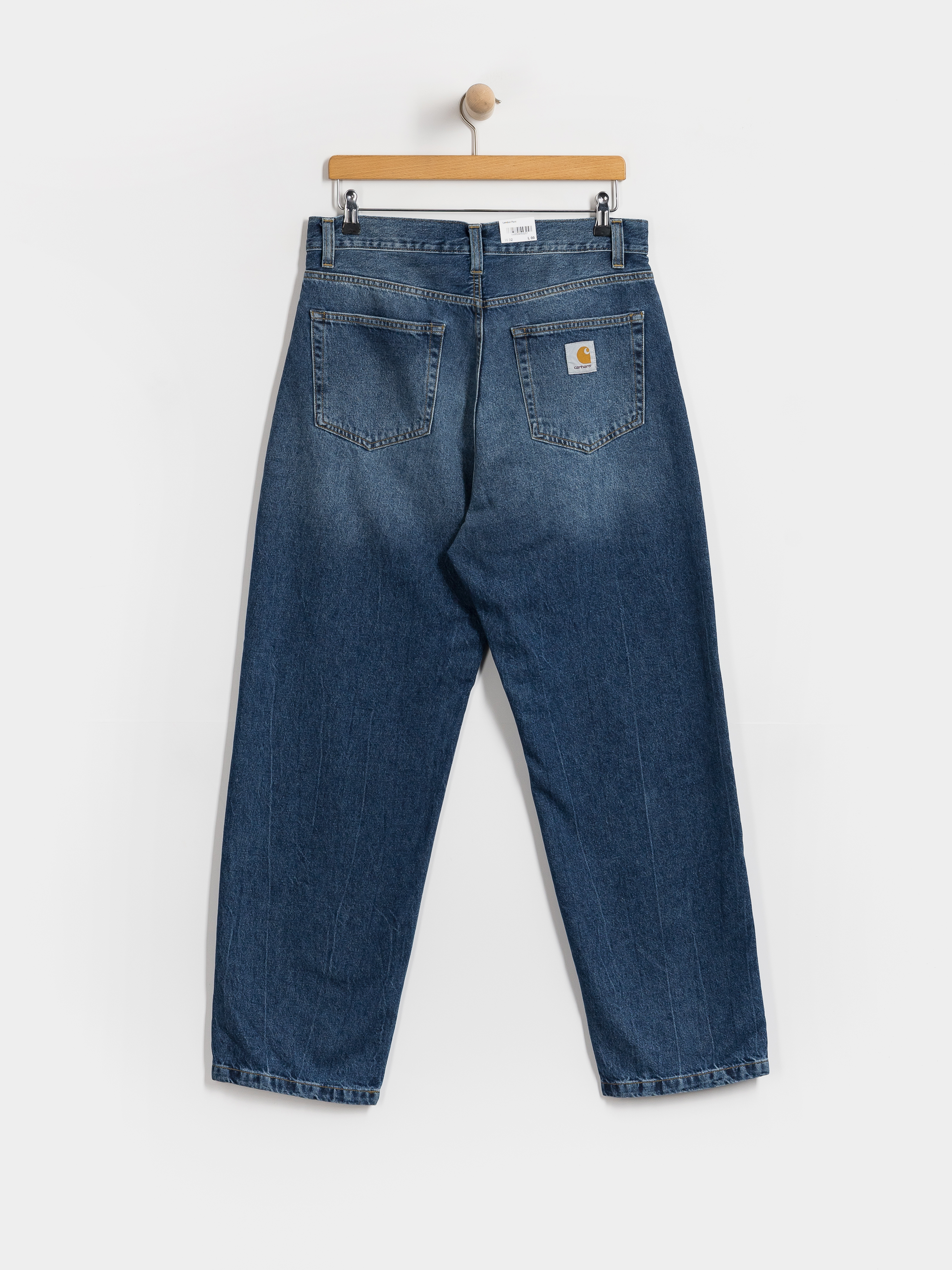 Nohavice Carhartt WIP Landon (blue/marble used wash)