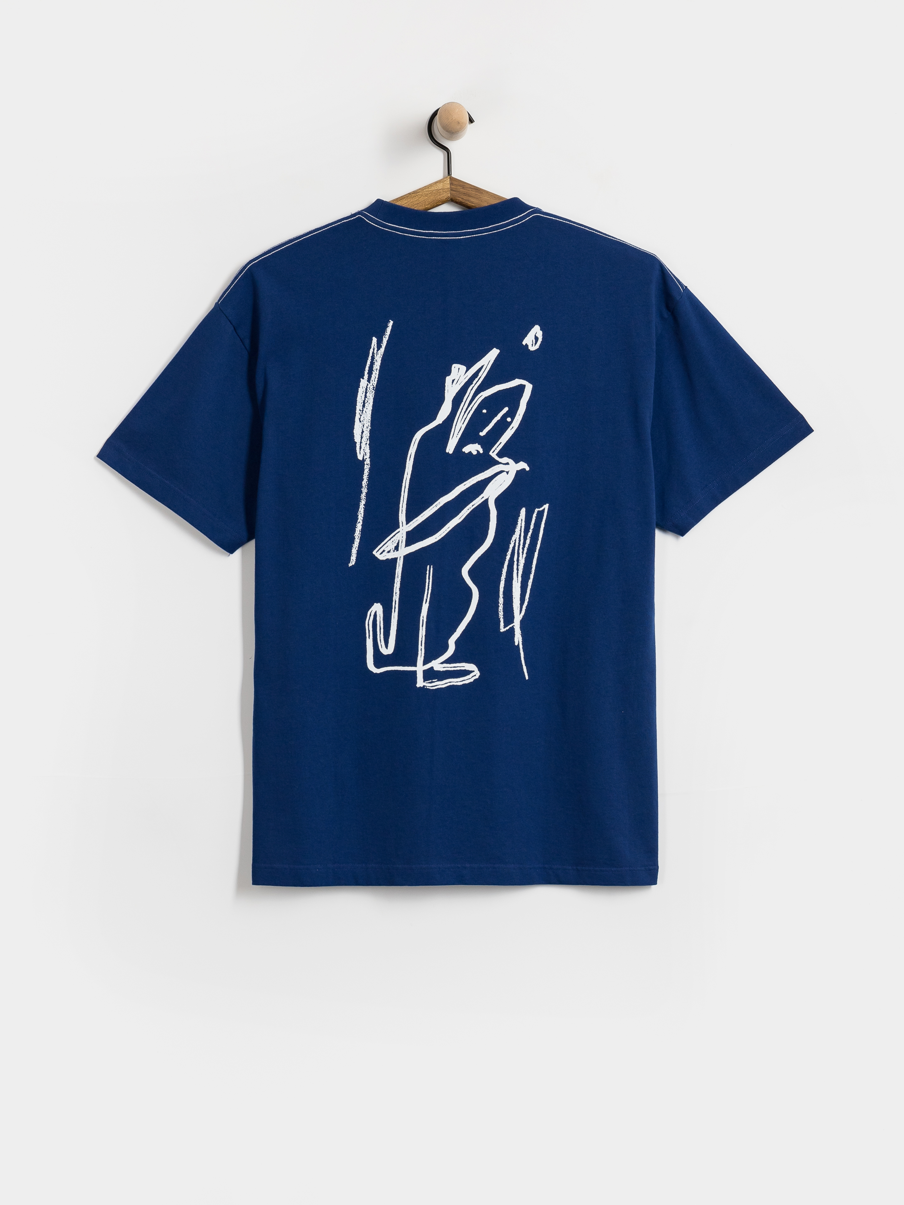 Tričko Polar Skate Contrast Doodle (ultramarine/white)